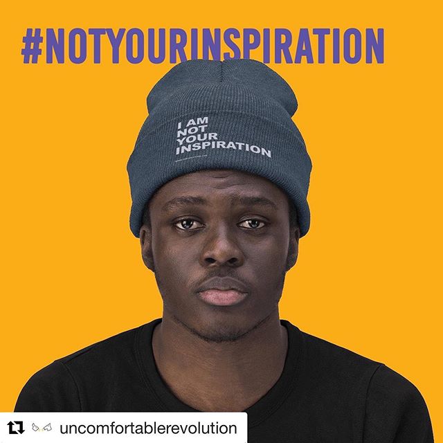 #Repost @uncomfortablerevolution ・・・
#disabled people are not your inspiration.