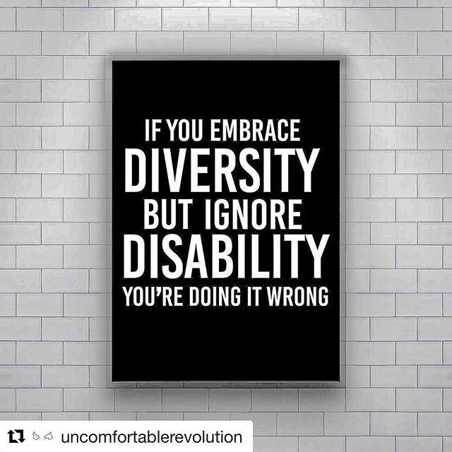 #Repost @uncomfortablerevolution with @get_repost
・・・
&quot;If you embrace diversity but ignore disability, you're doing it wrong.&rdquo; Corinne Grey, Co-Founder, URevolution
.
.
.
#embracedifferences #embracediversity #diversityandinclusion #advoca