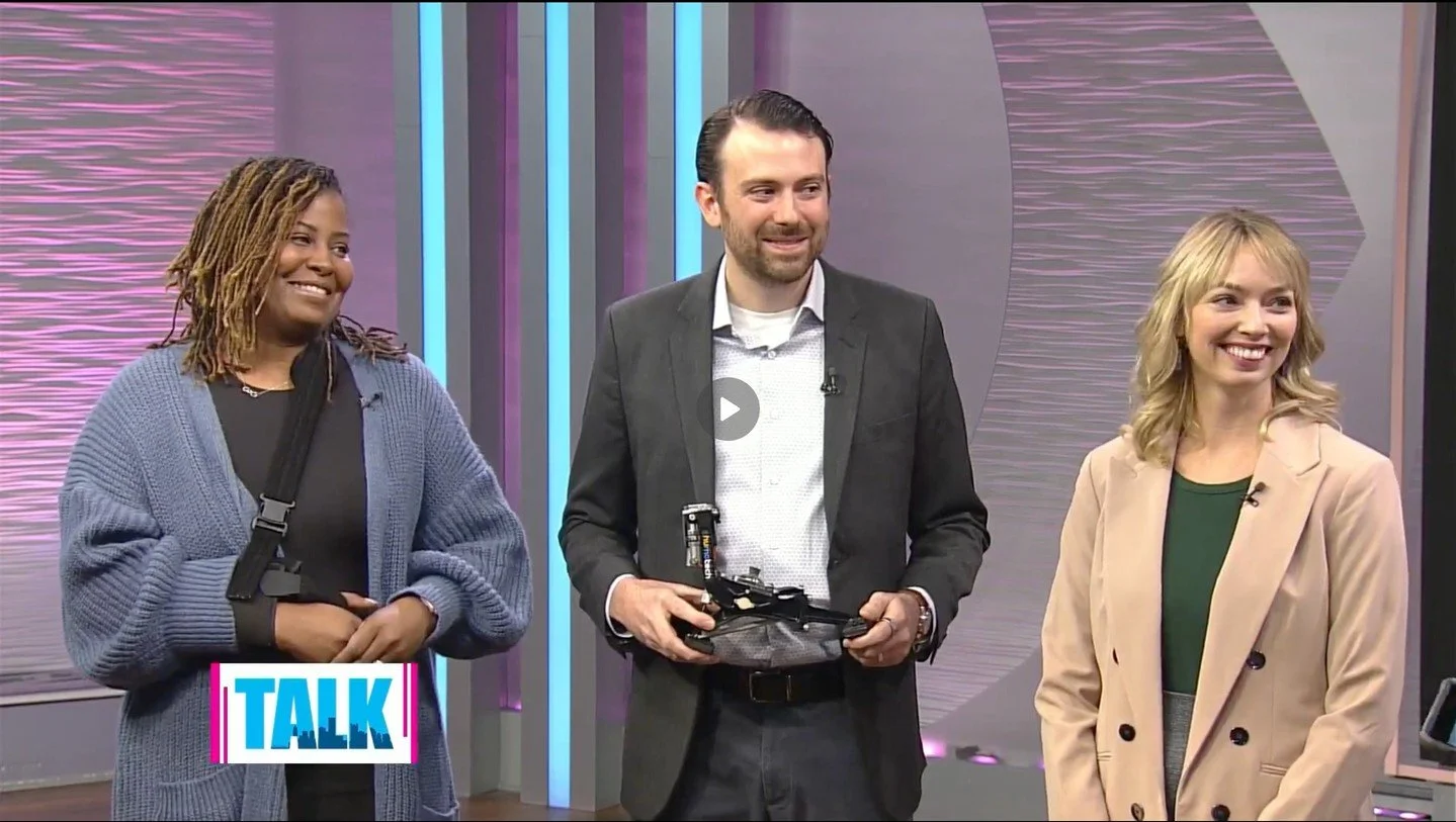 Yesterday, Humotech joined Heather Abraham and Michelyn (Mikey) Hood on @pittsburghtodaylive to showcase how we&rsquo;re redefining mobility with our prosthetic foot emulator technology &mdash; and to share a preview of what we&rsquo;ll be exhibiting