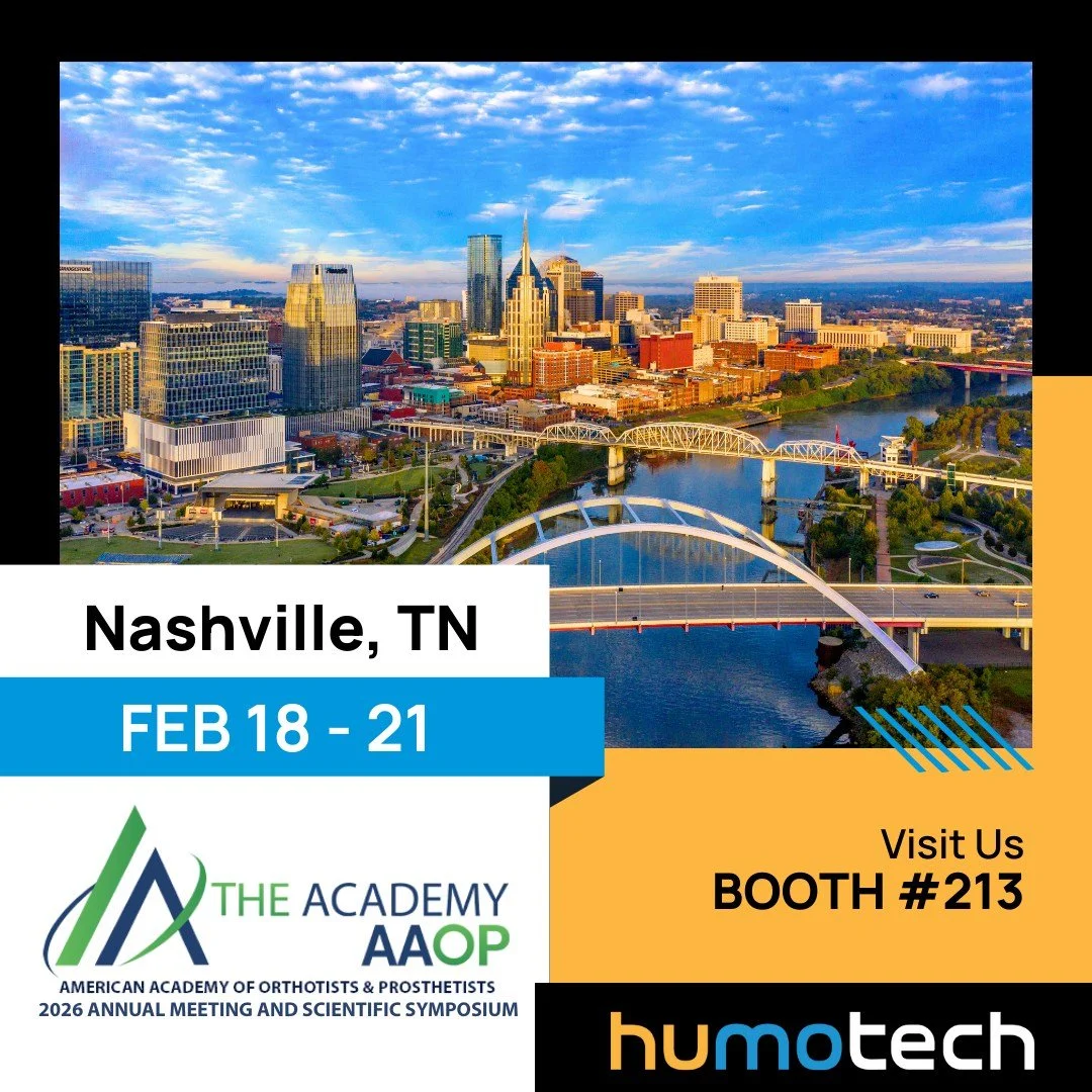 #Humotech is heading to the @americanacademyofoandp 2026 Annual Meeting &amp; Scientific Symposium next week.

This meeting brings together clinicians, researchers, and industry partners focused on improving real-world mobility outcomes. We&rsquo;re 