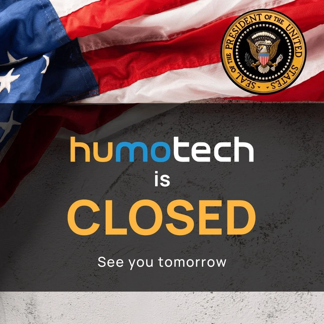 Humotech is closed today, February 16, in observance of Presidents&rsquo; Day.

We&rsquo;ll resume normal operations tomorrow.

#PresidentsDay #Humotech #OfficeClosed