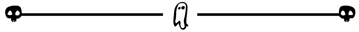 Spookonomics ghost bar page separator