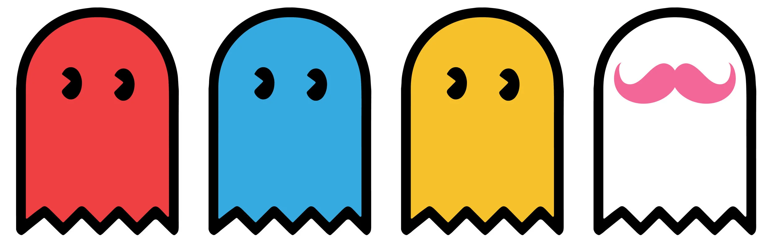Spookonomics Spookies Red Blue Yellow Pinkstache