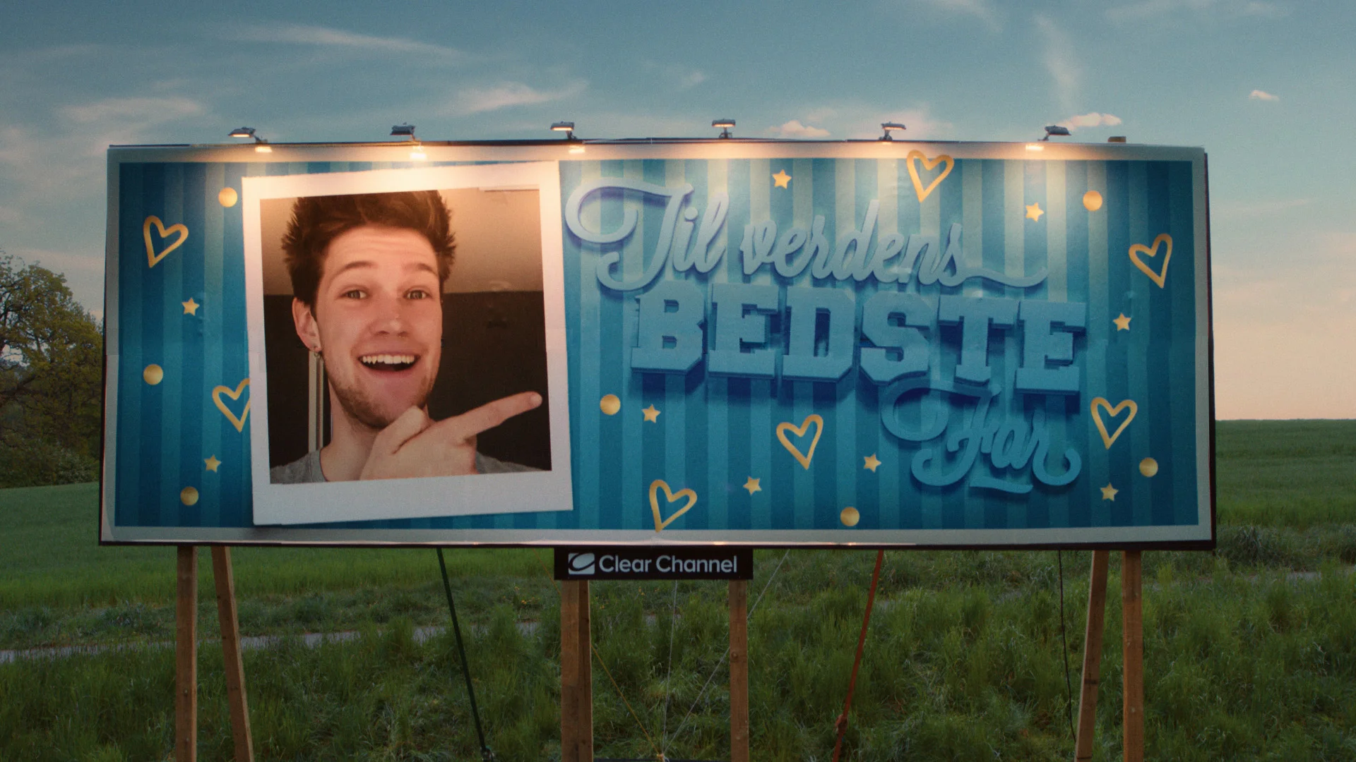 “To the world's best dad”
