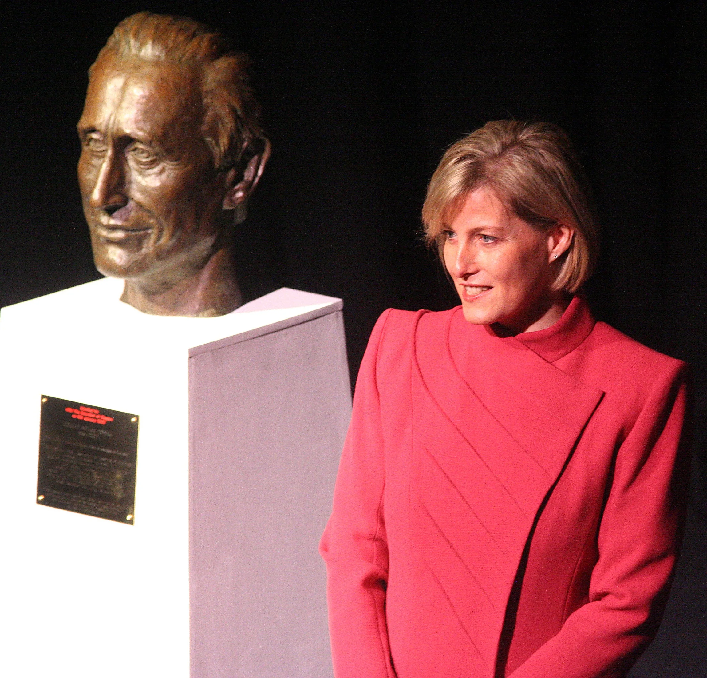 Countess of Wessex unveiling Con Powell