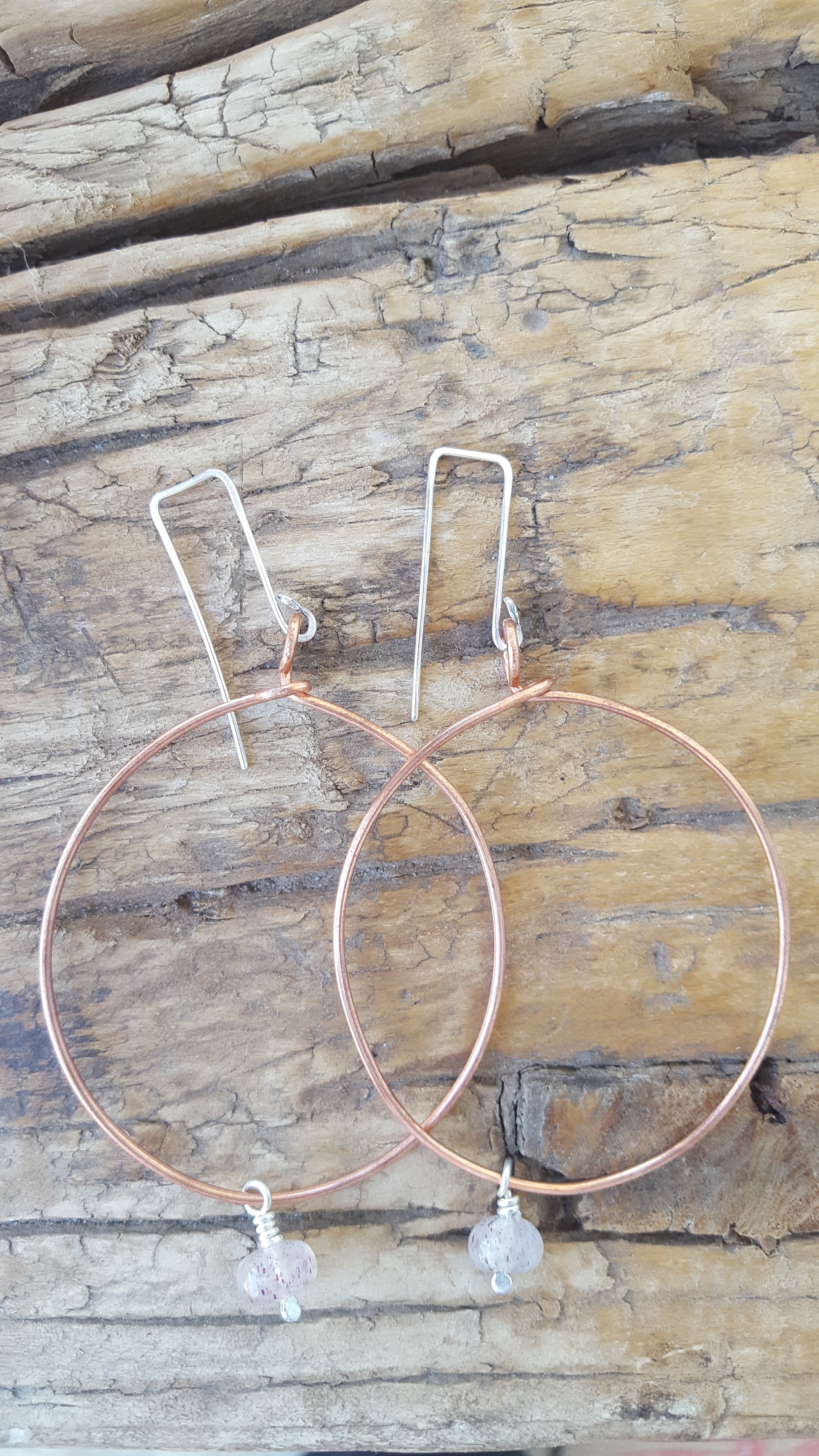 BigCopperHoopandStrawberryQuartzEarrings.jpg