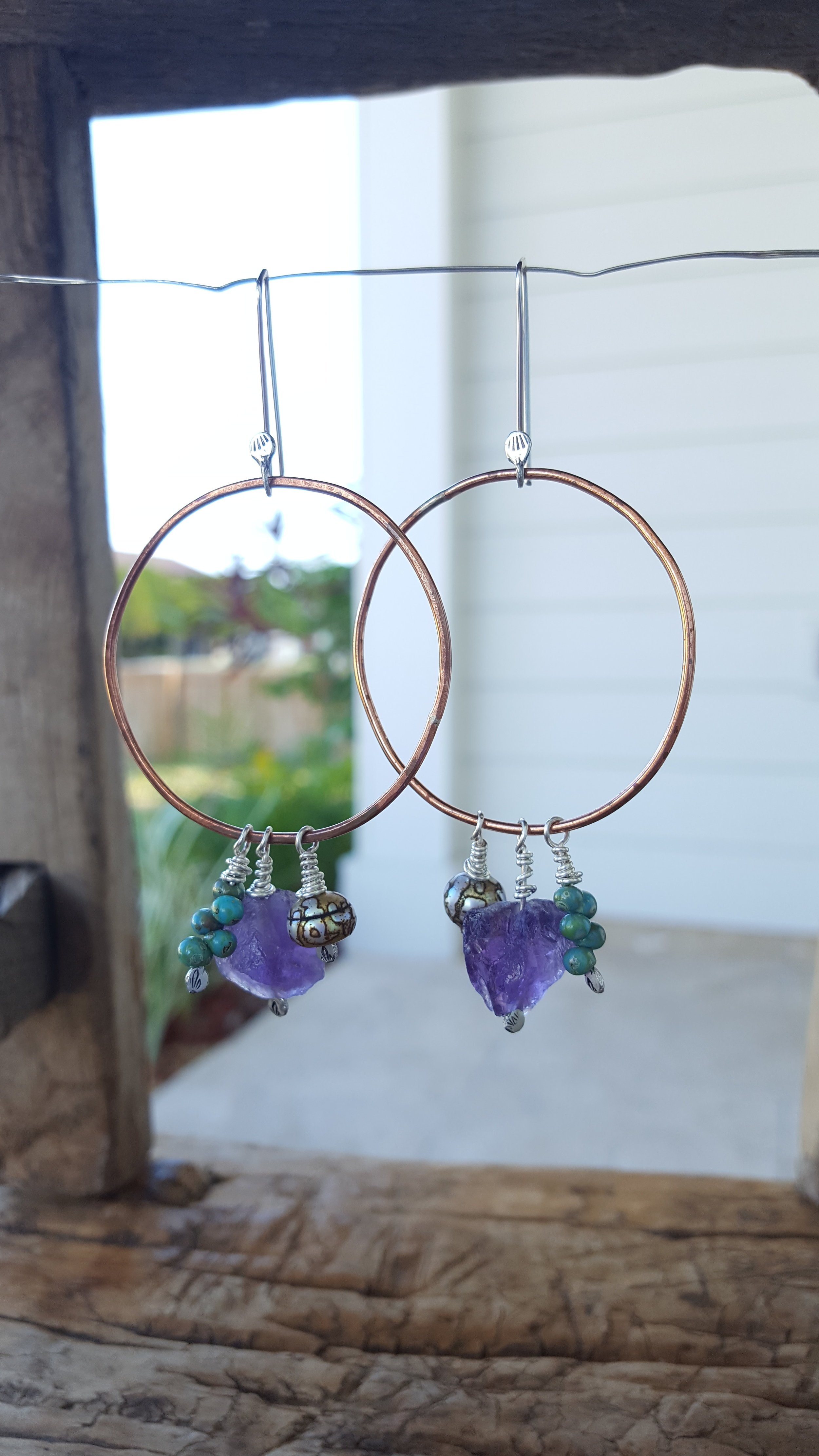 CopperHoop+rawamethyst+etchedpearl+japaneseseedbead.jpg