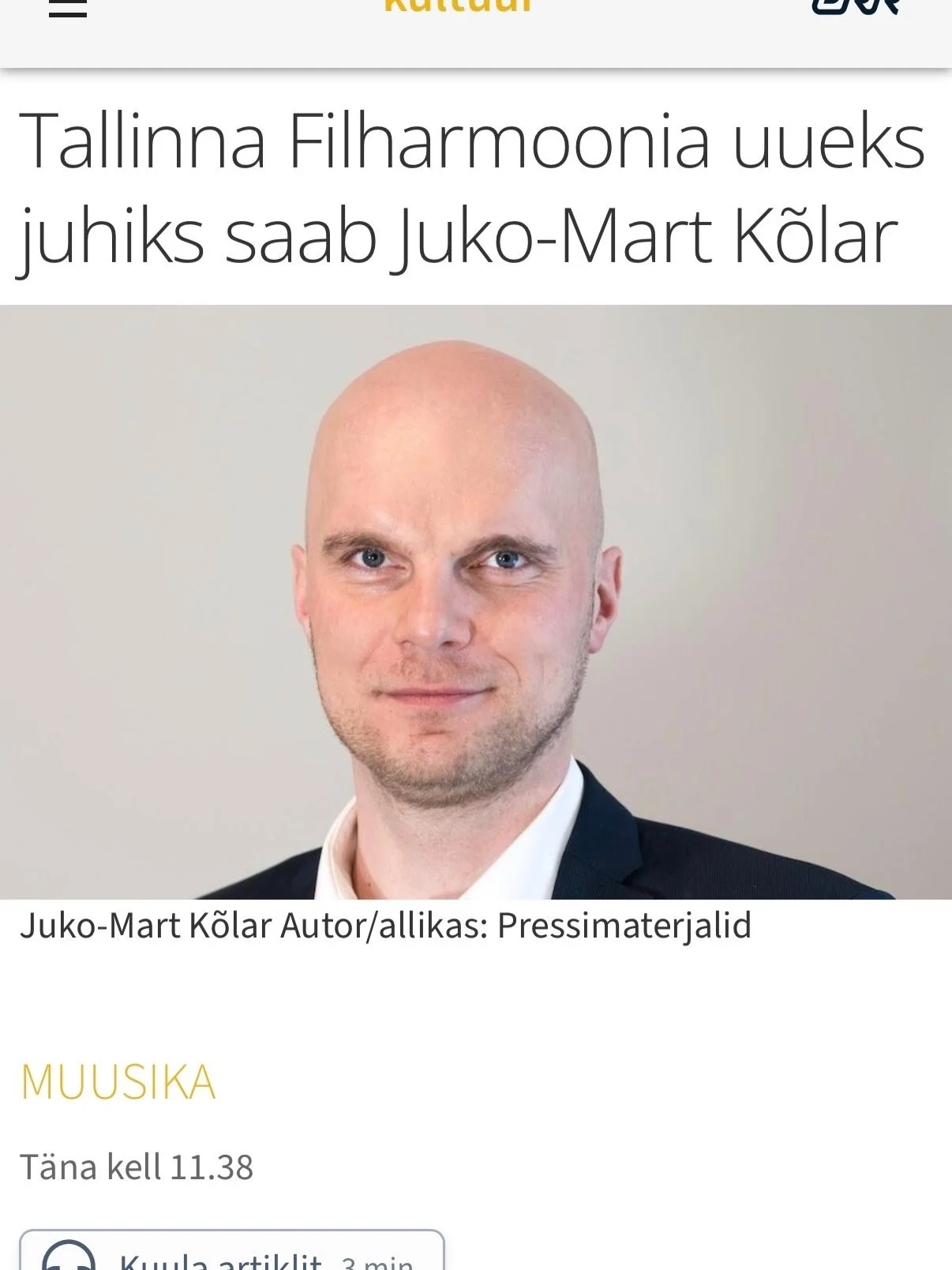 Kultuuri ja spordivaldkonna abilinnapea Monika Haukan&otilde;mme s&otilde;nul on Juko-Mart K&otilde;lari tugevus tema mitmekesine taust. &bdquo;Ta tunneb muusikavaldkonda, m&otilde;istab kultuurikorraldust ning t&otilde;i konkursil esile veenva vaate