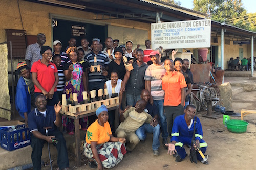 Creative Capacity Building training in Zambia.