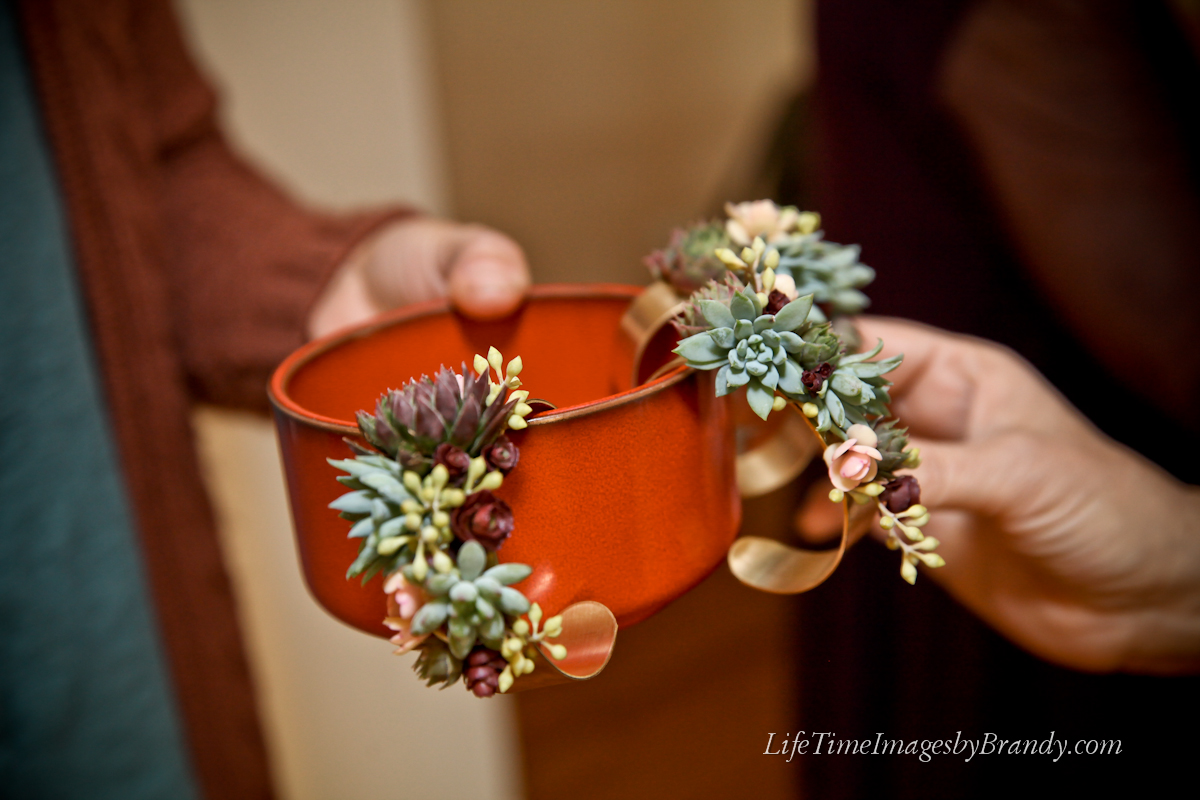 Succulent Wrist Corsage