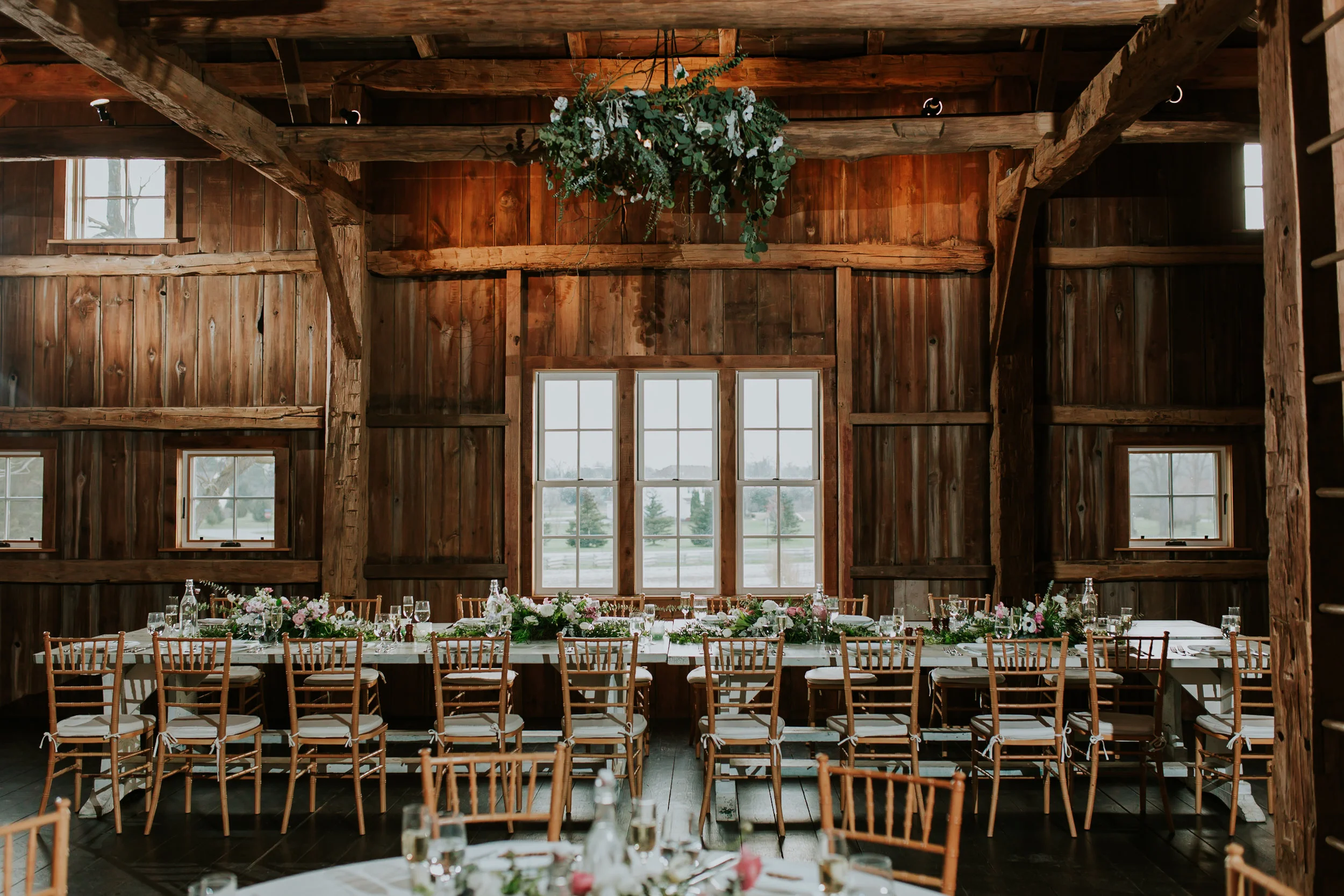 Greenery Chandelier and Head Table Garland