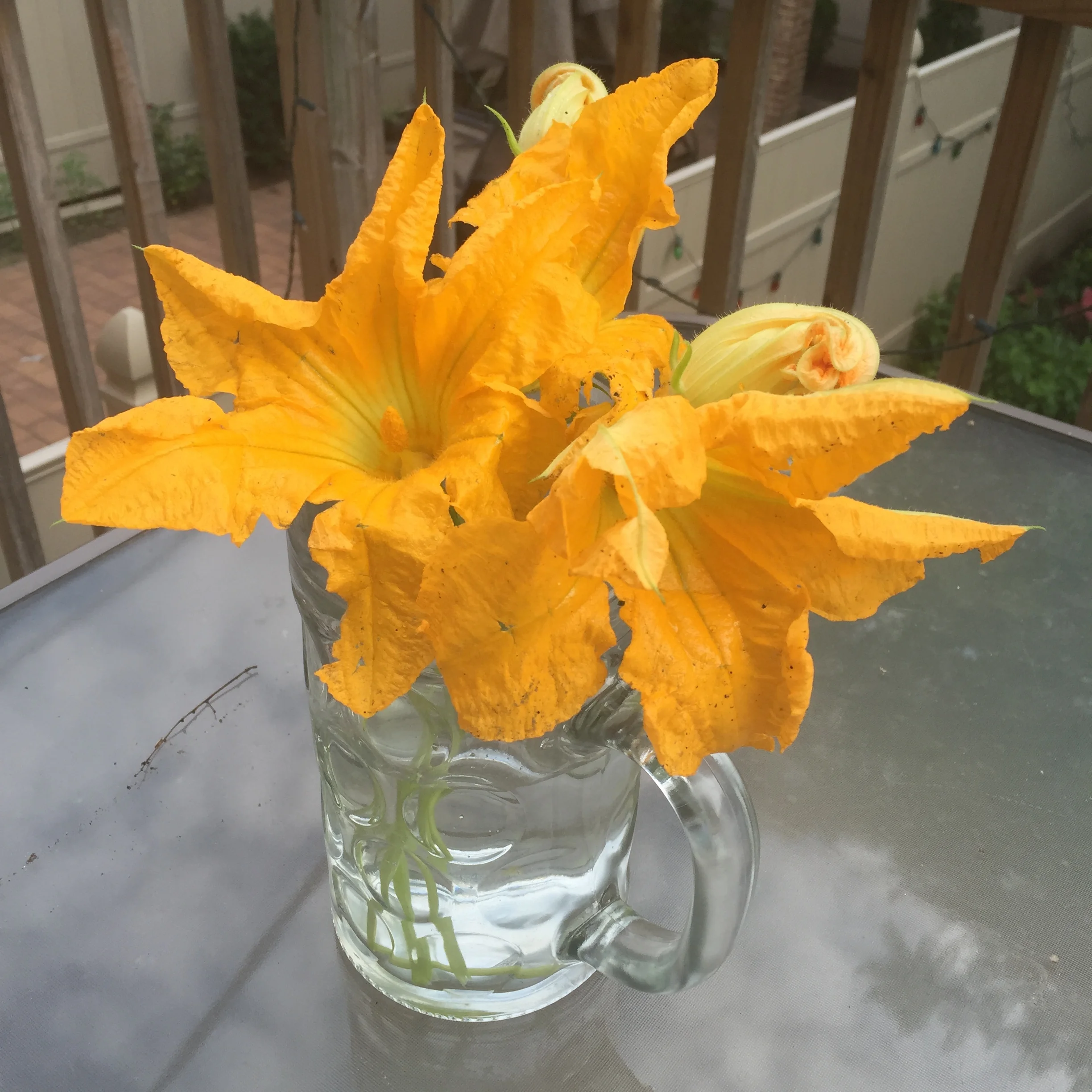 Pumpkin flower bouquet