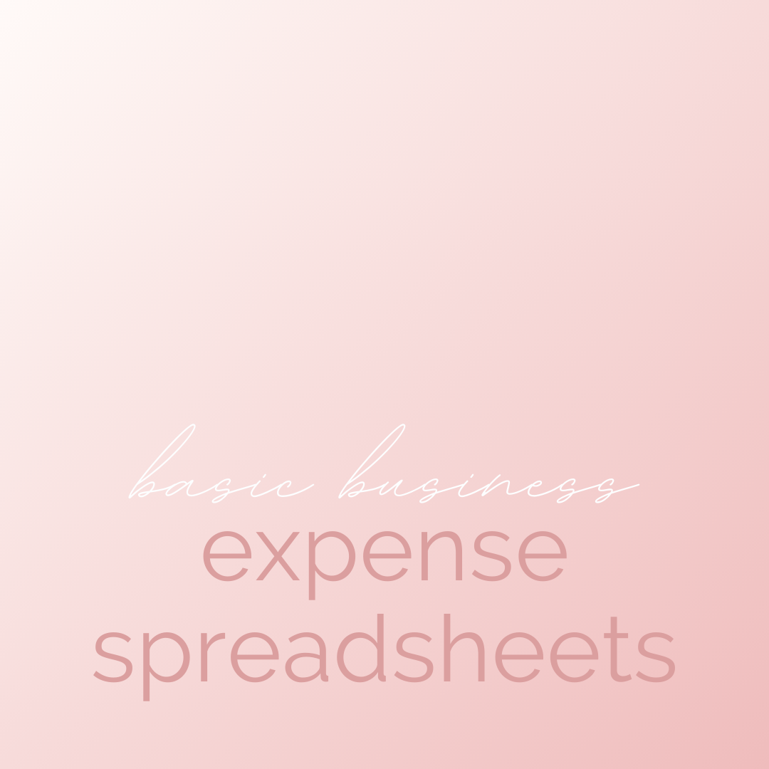 ONLY Expense Spreadsheets
