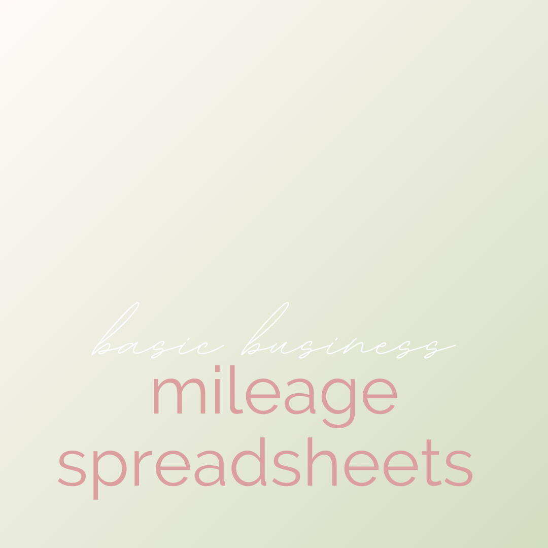 ONLY Mileage Spreadsheet