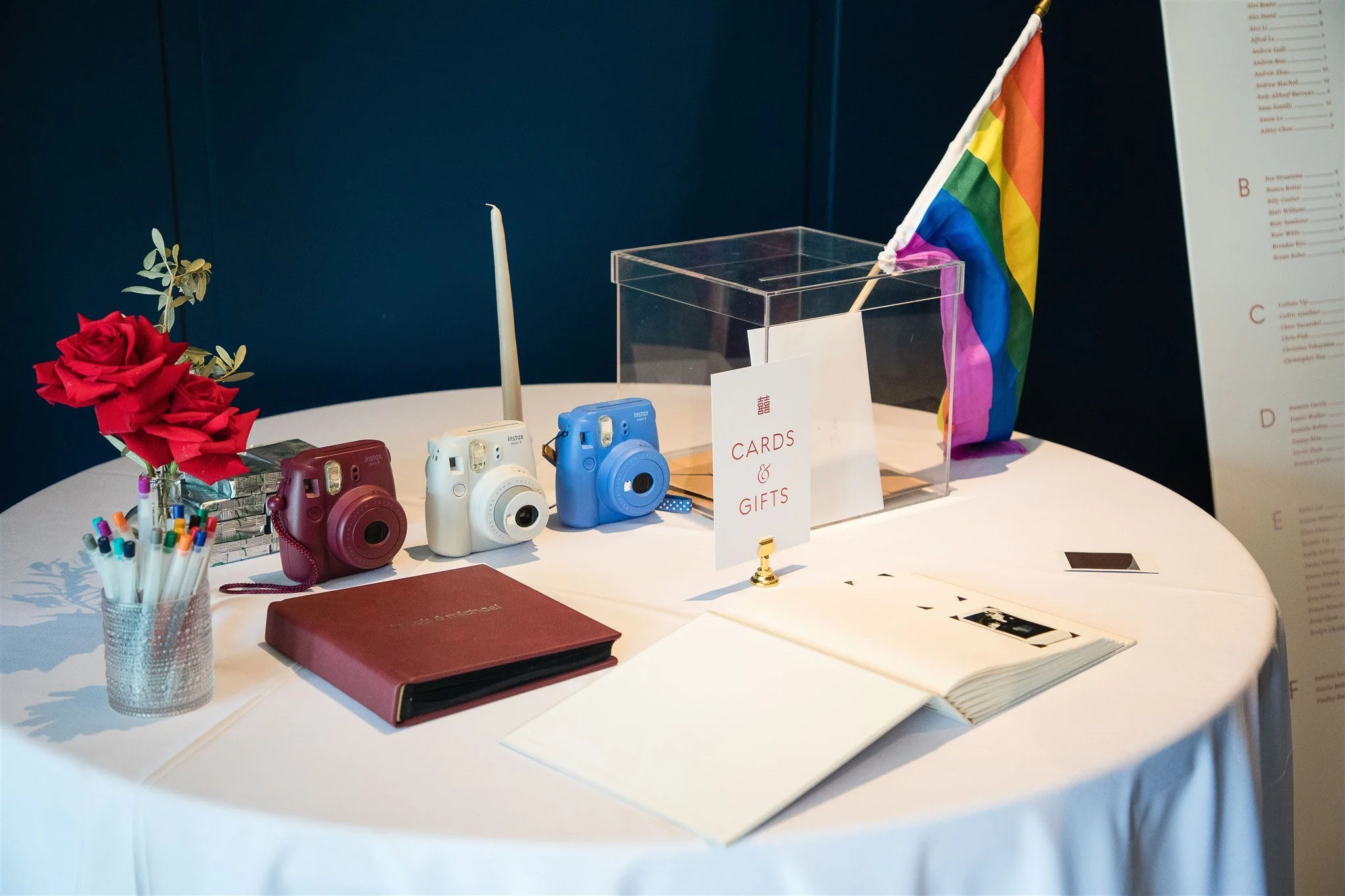 Michael and Jacob’s unforgettable wedding at The Henley Room in Toronto was a vibrant celebration of love and community. Planned by @stori.events, the day featured stunning florals by @theflower597toronto, incredible performances by drag queens Fay S