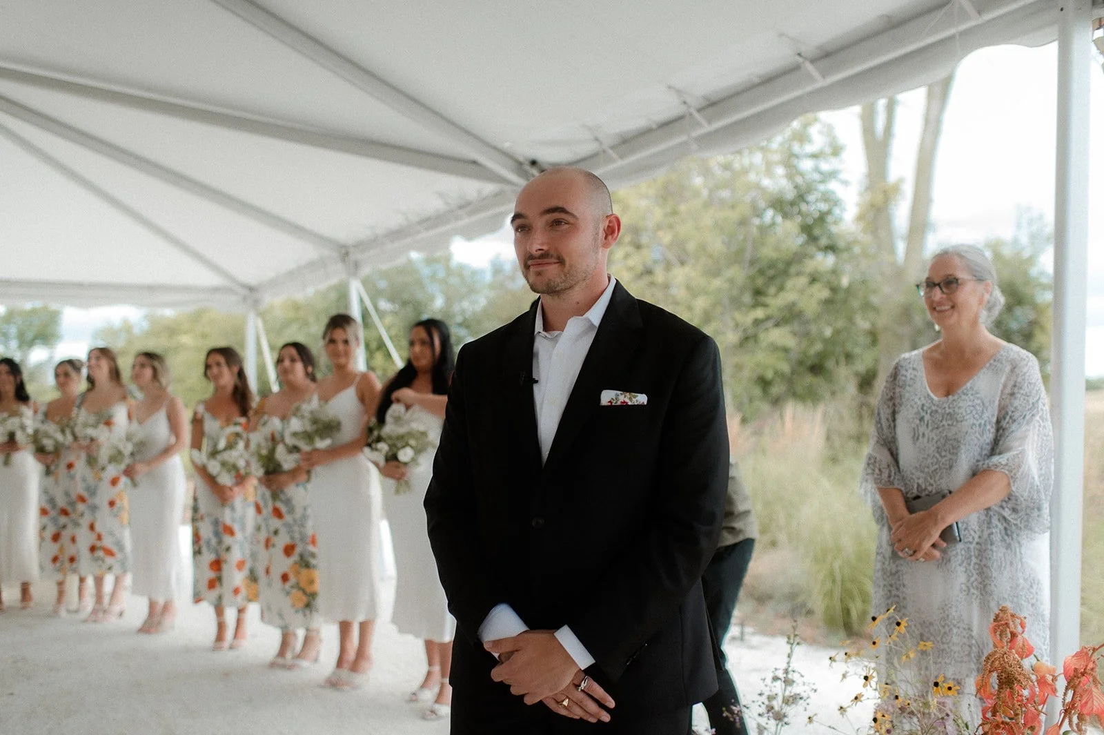 In the warm embrace of August 2023, beneath the azure skies and amidst the fields of PEC, a love story that had spanned years found its ultimate celebration. Our clients, the radiant bride and groom, embarked on a journey through time & eternity, cul