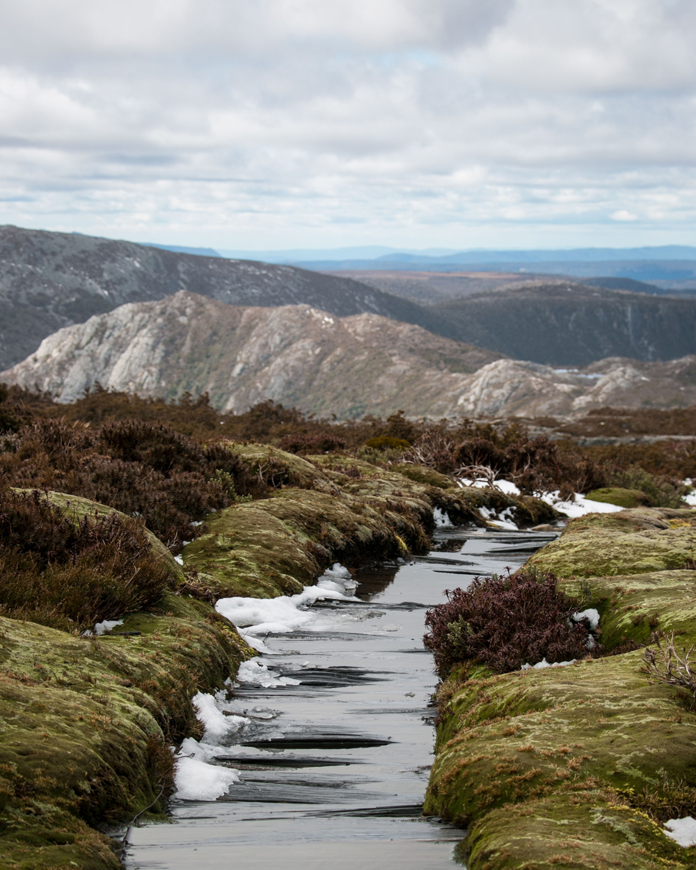 Walking above the mountains was incredible!