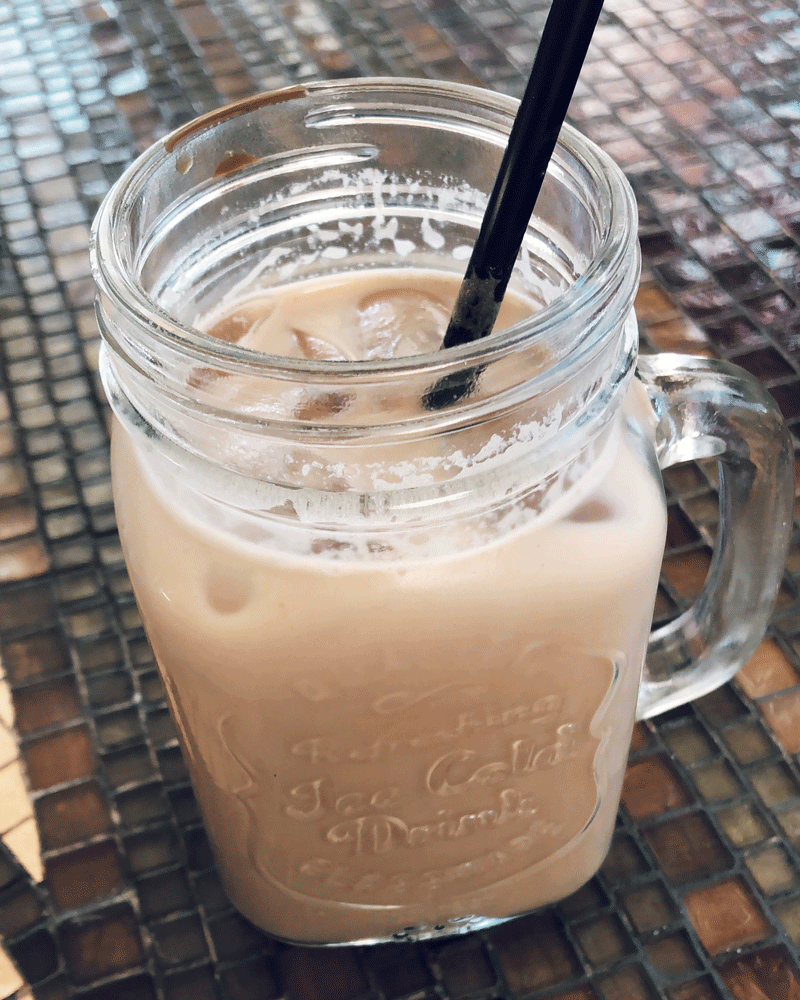 Enjoyed an iced latte - oat milk was a revelation!