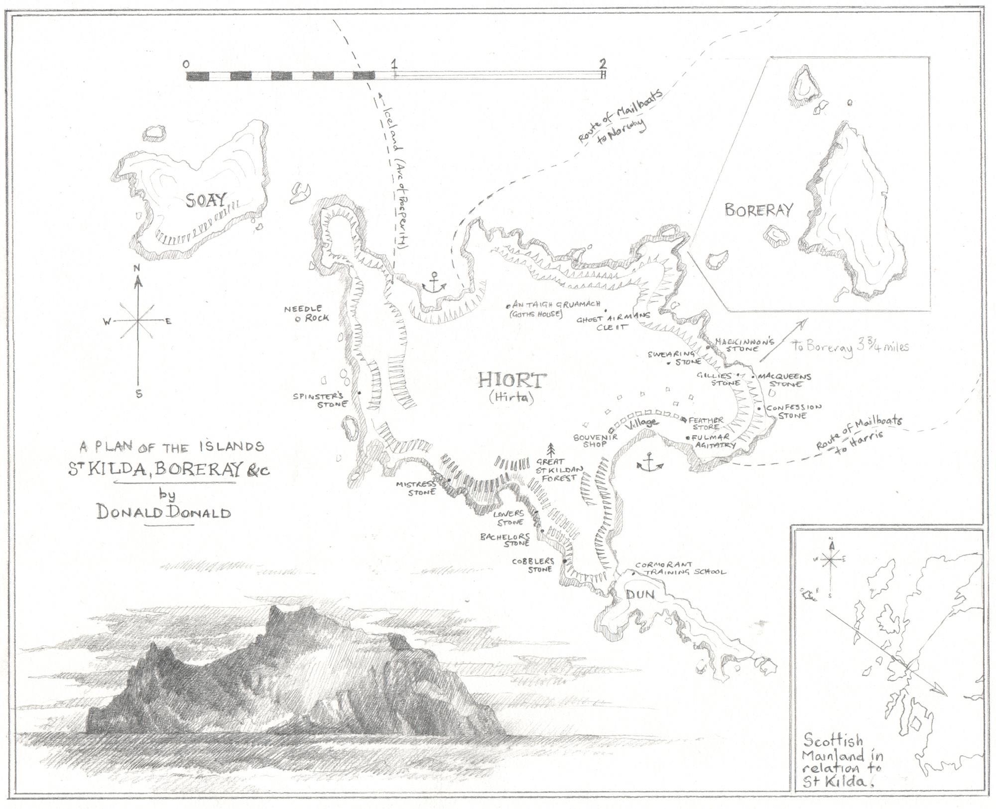  'Donald Donald's Map of St.Kilda' 