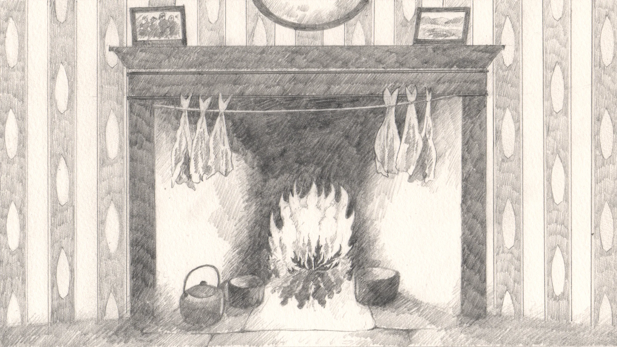 Working study for 'Ship of Fools'