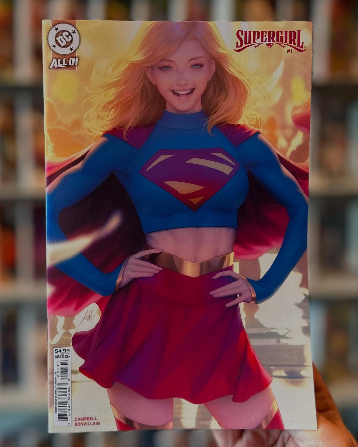 Supergirl № 1 is available now at the shop. 💥 Kara Zor-El has been a key member of the Super-Family in Metropolis, but what happens when she strikes out on her own? Follow Kara as she returns to her roots in Midvale. Our hero has not been back in ye