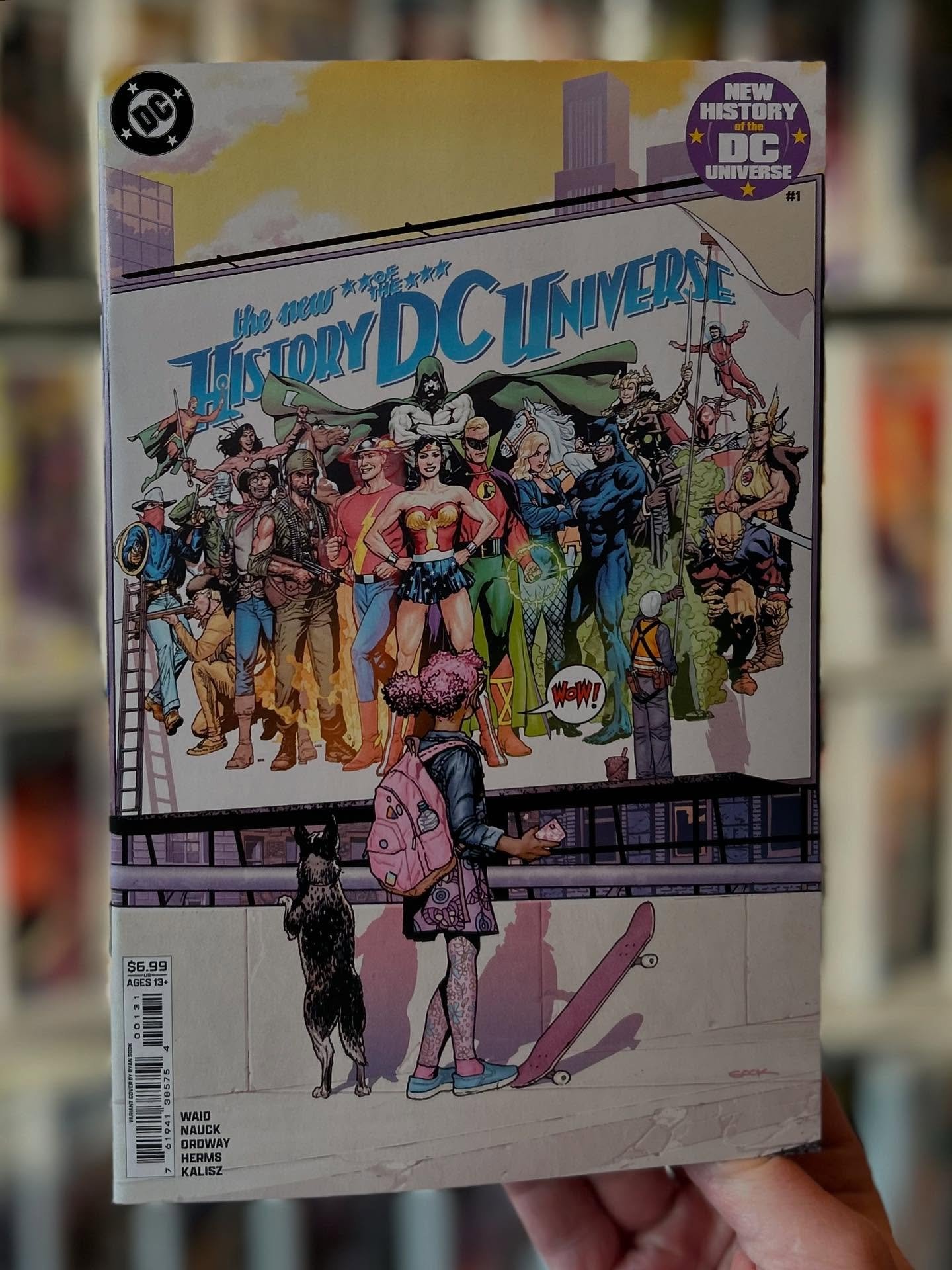 Happy New Comic Book Day! 📚New History of The DC Universe № 1 is available now at the shop. 💥 Learn the definitive history of the DC Universe. In celebration of 90 years of DC, super fan and writer @markwaidwriter turns back time to the very beginn