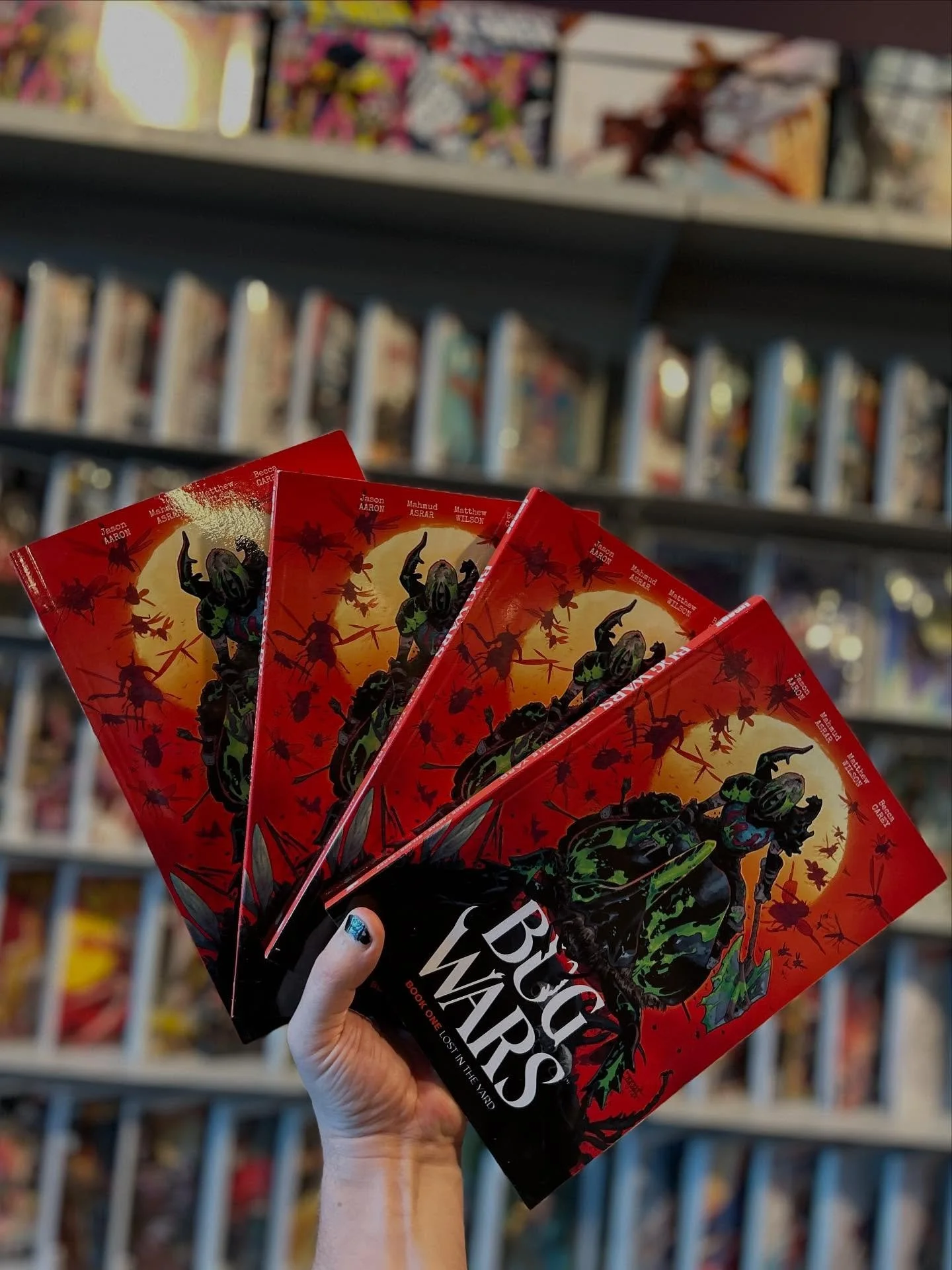 Bug Wars is available now at the shop, and our webstore. 
🐜 
Honey, I Shrunk The Kids meets Conan The Barbarian in this epic tale of a kid from Alabama suddenly lost in a vicious world beyond his imagining, a world of marauding ant armies, spell-cas