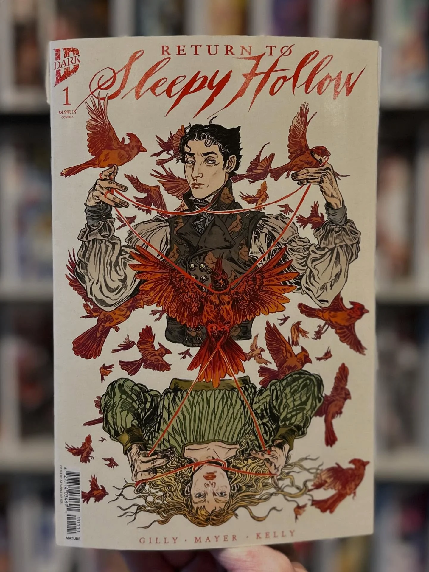 Happy New Comic Book Day! 📚 Return to Sleepy Hollow #1 is on sale now at the shop.
🎃 
From Eisner Award-winning author @shark_fight, and renowned artist @well_dipper &amp; @dearbhlala comes a tale of buried truths, decaying bodies, and rotting gods