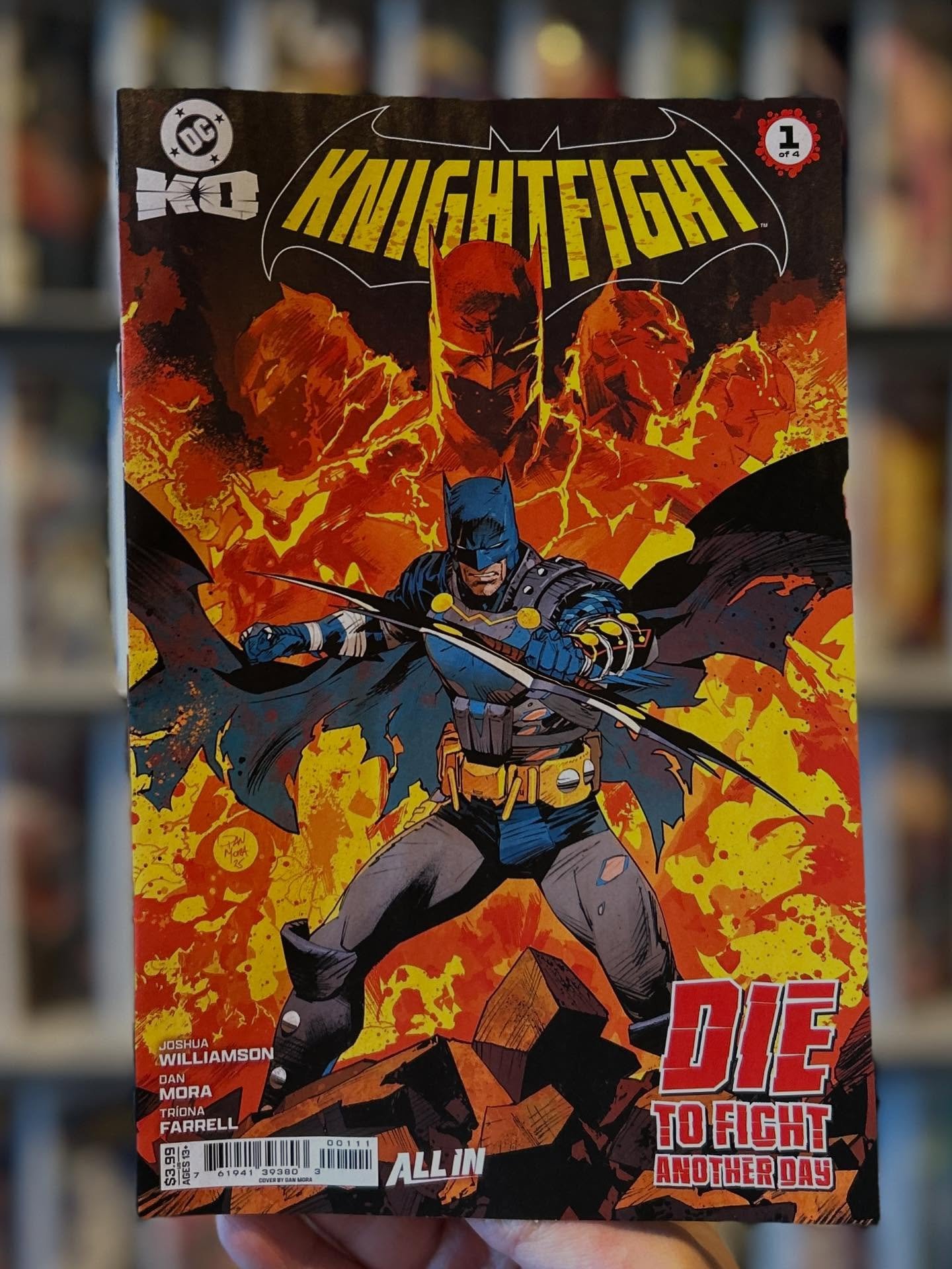 Happy New Comic Book Day! 📚 DC K.O.: Knightfight № 1 is available now at the shop. 🦇 Experience Batman&rsquo;s epic journey alongside the events of DC K.O. The Dark Knight is forced to take a different path in the tournament for the Heart of Apokol