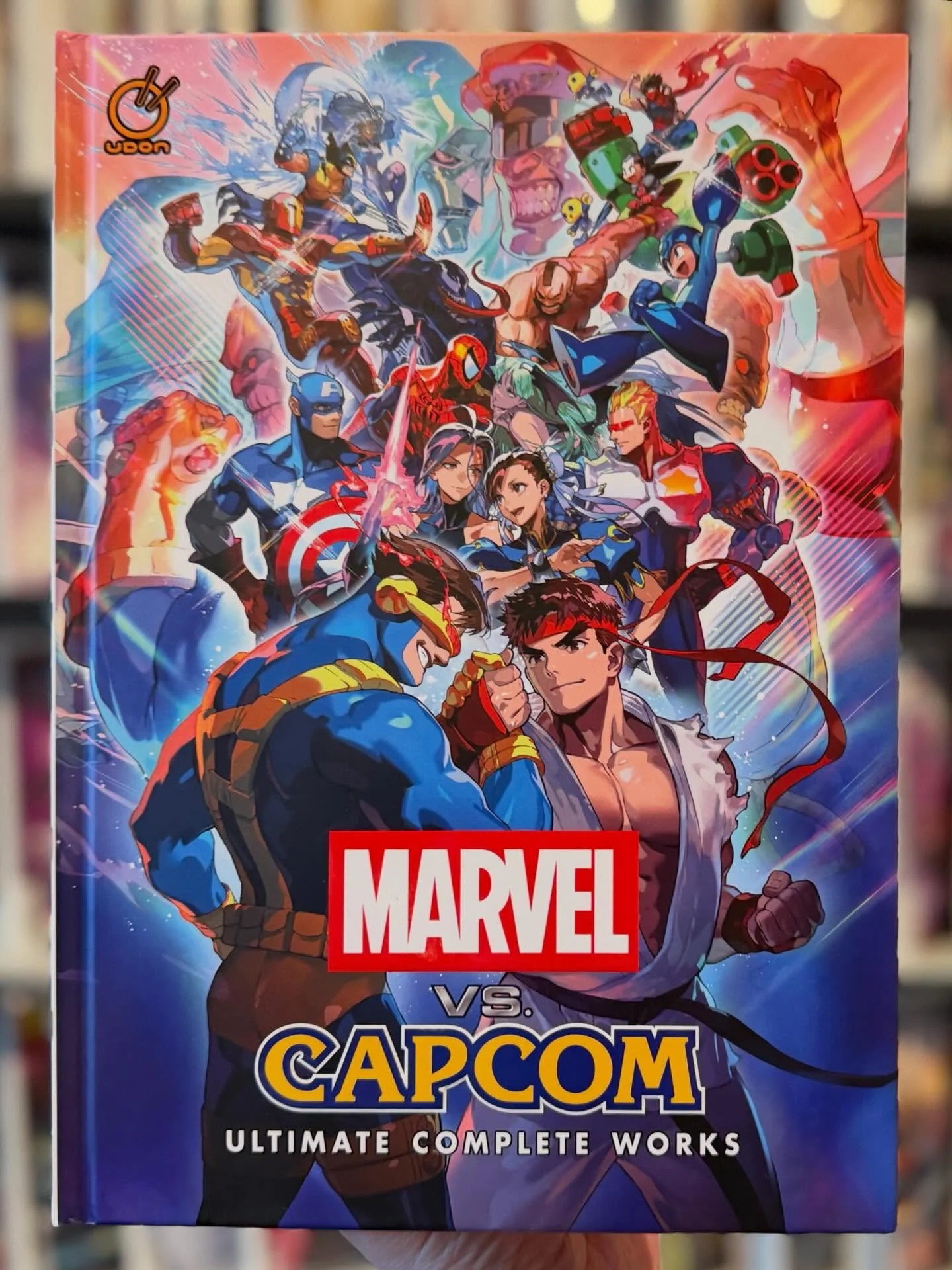 Marvel vs Capcom: Ultimate Complete Works is available now at the shop, and our web-store. 
💥 
Two worlds collide in one of the most beloved fighting game franchises of all time - Marvel VS Capcom. For three decades, cutting-edge video game studio C