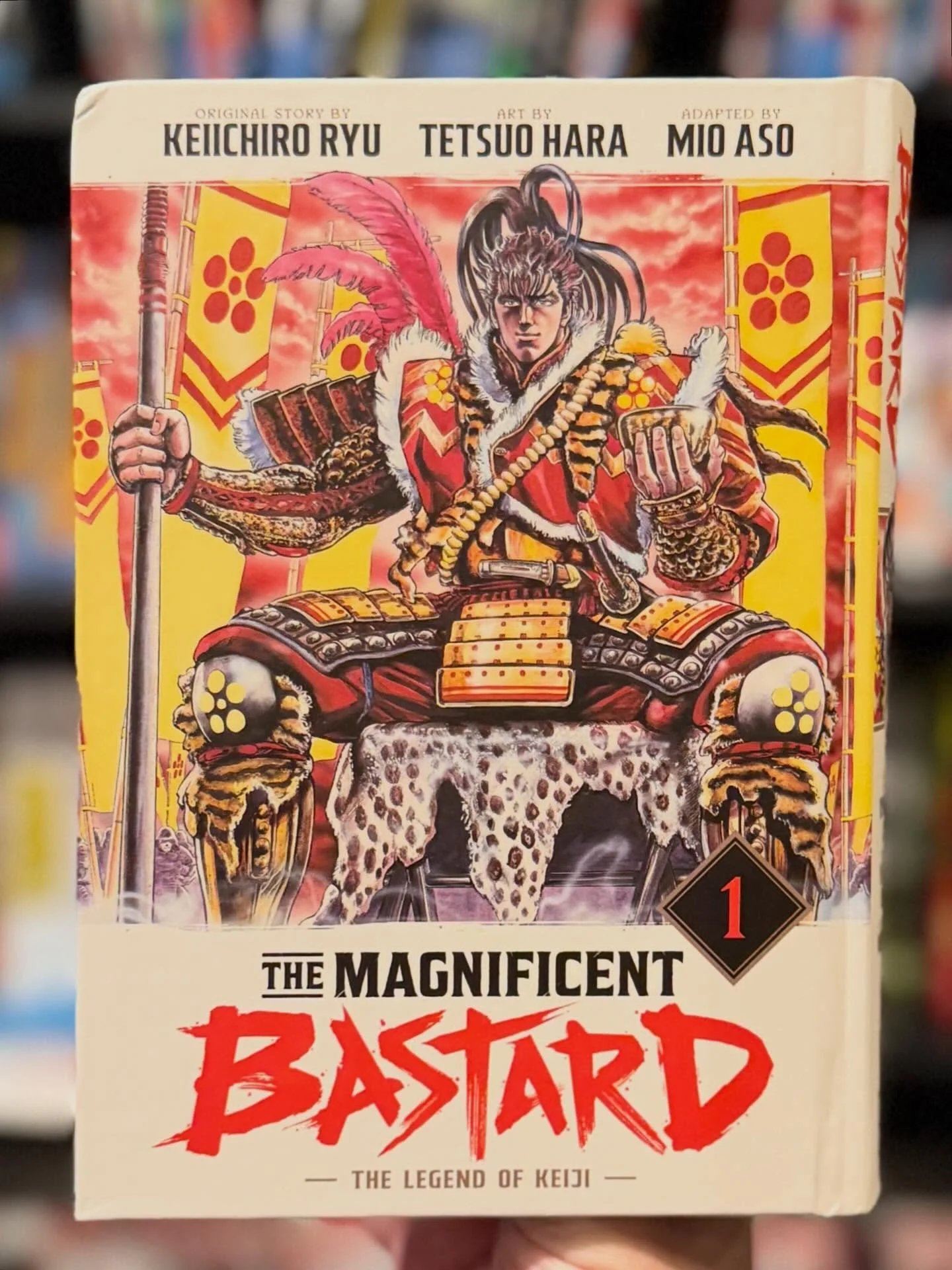 Magnificent Bastard is available now at the shop, and our web-store. 
💥 
Tetsuo Hara&rsquo;s masterful follow-up to the generation-defining Fist of the North Star&mdash;a rollicking samurai epic inspired by a real-life legend.

Tall, handsome, and d