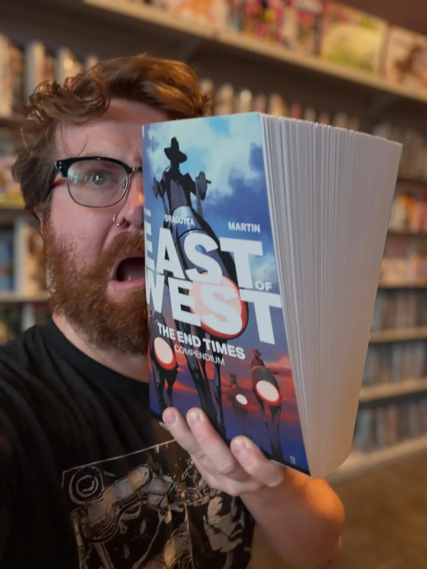Edit: SOLD OUT. Check back soon for restocks.
💥
This book is so heavy (literally and figuratively), I can hardly bear its weight. I read it issue by issue for six years as it was released periodically. It&rsquo;s one of my favorite modern comics. 
?