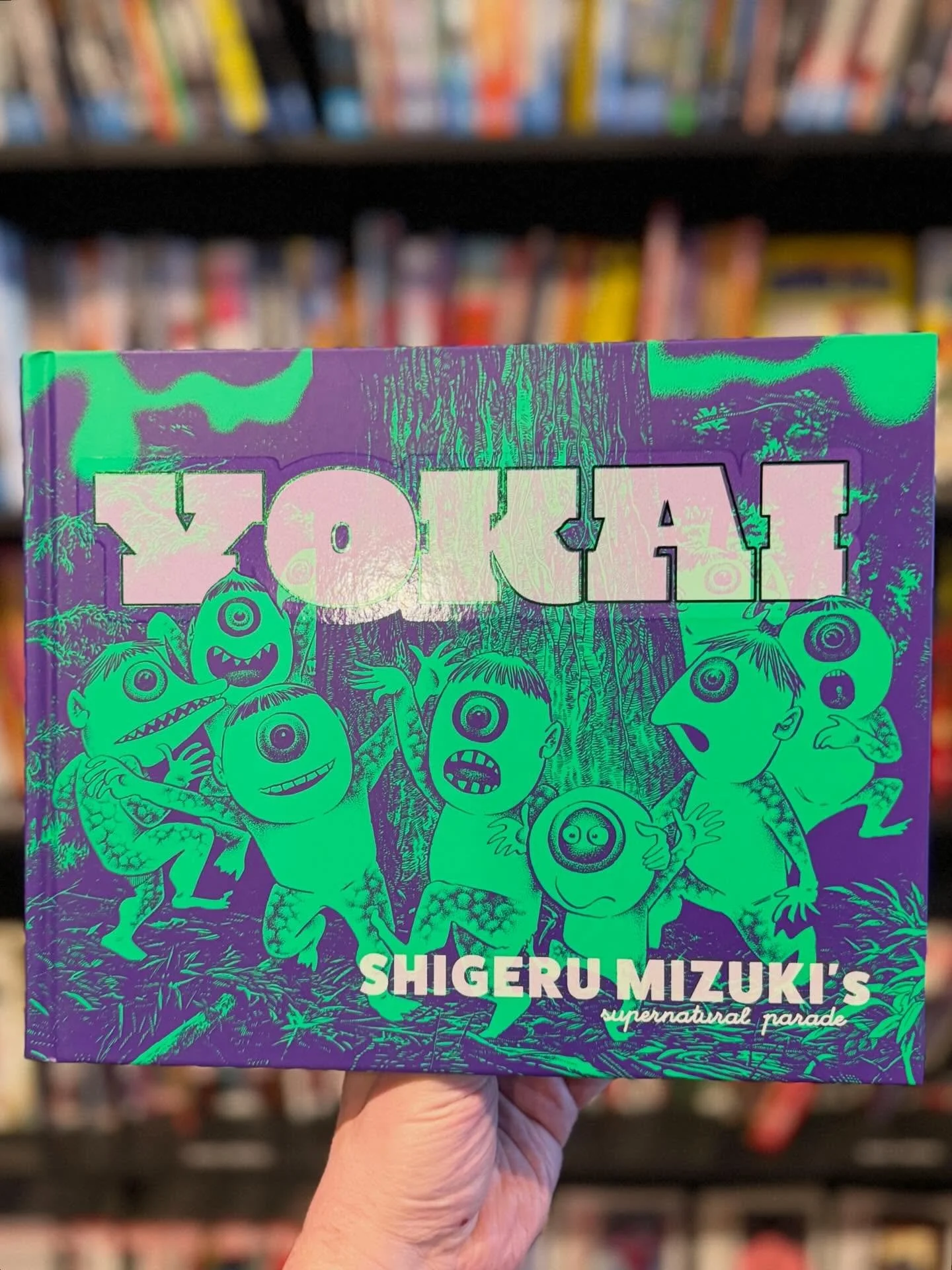 Yokai: Shigeru Mizukis Supernatural Parade is available now at the shop, and our web-store. 
👹
Not all the yokai in the pages of Yokai: Shigeru Mizuki&rsquo;s Supernatural Parade are there to cause fright. Like Mizuki himself, yokai often have a pla