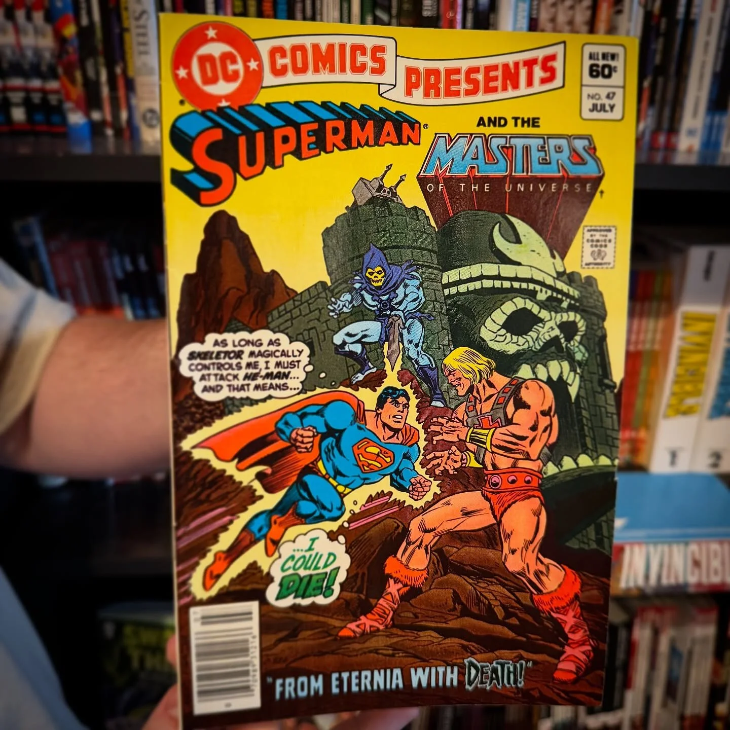 ⚔️🚨FROM THE SANCTUM VAULT🚨⚔️ 
DC COMICS PRESENTS #47 from 1982. 
The first appearance of He-Man in standard comic book formant. Maybe you saw the new trailer for the Masters of the Universe movie dropped today.  You could own this little piece of h