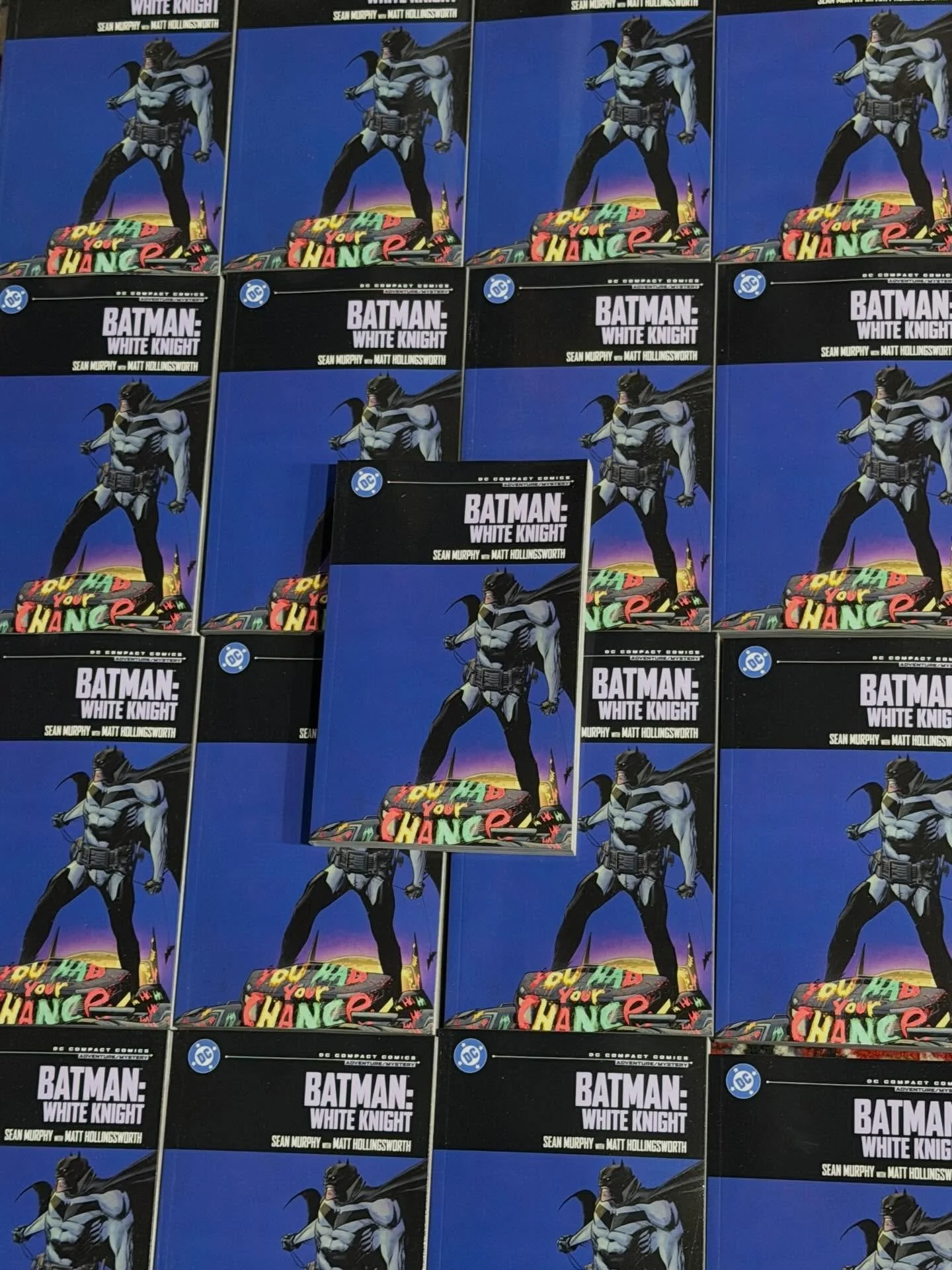 The compact edition of Batman: White Knight is available now at the shop, and our web-store.
🃏 
This Elseworld by @seangordonmurphy follows the man now known as Jack Napier as he embarks on a quest to heal the city he once terrorized. After reconcil