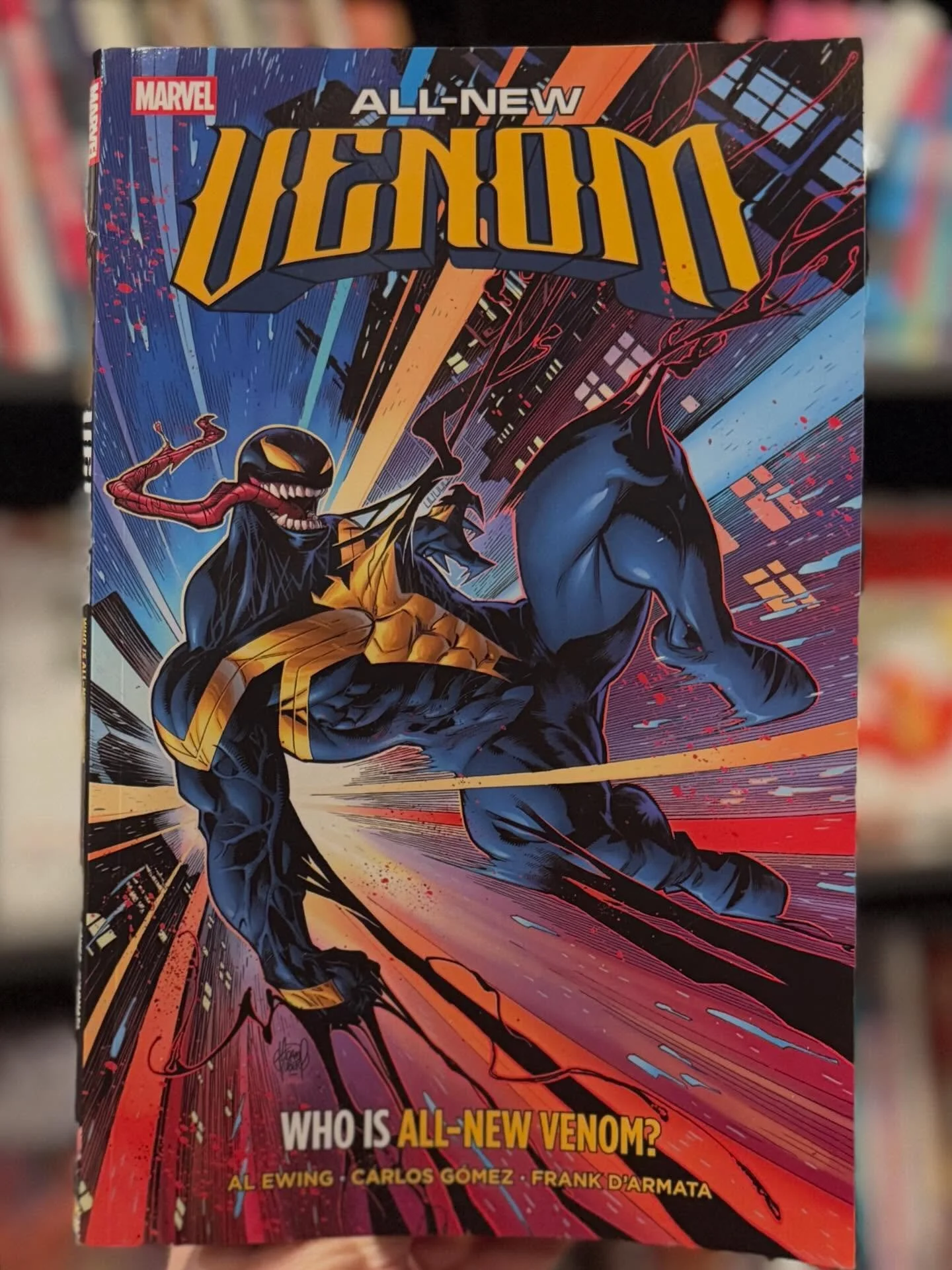 All-New Venom is available now at the shop, and our web-store. 
🕷️ 
The smiling, swashbuckling spider-hero New York loves to hate to love is back &mdash; and more fun-loving than ever. That&rsquo;s right, it&rsquo;s... Wait, it&rsquo;s Venom?!
🕸️
 