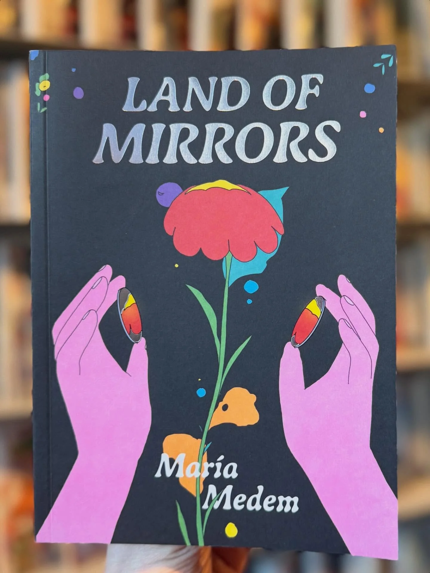 Seeped in flamenco rhythms, a hero&rsquo;s journey of love and hope - Land of Mirrors by @mariamedem is available now at the shop, and our web-store. 
🌺 
Antonia is the sole inhabitant of a deserted town, with only a roaming pack of dogs and her own