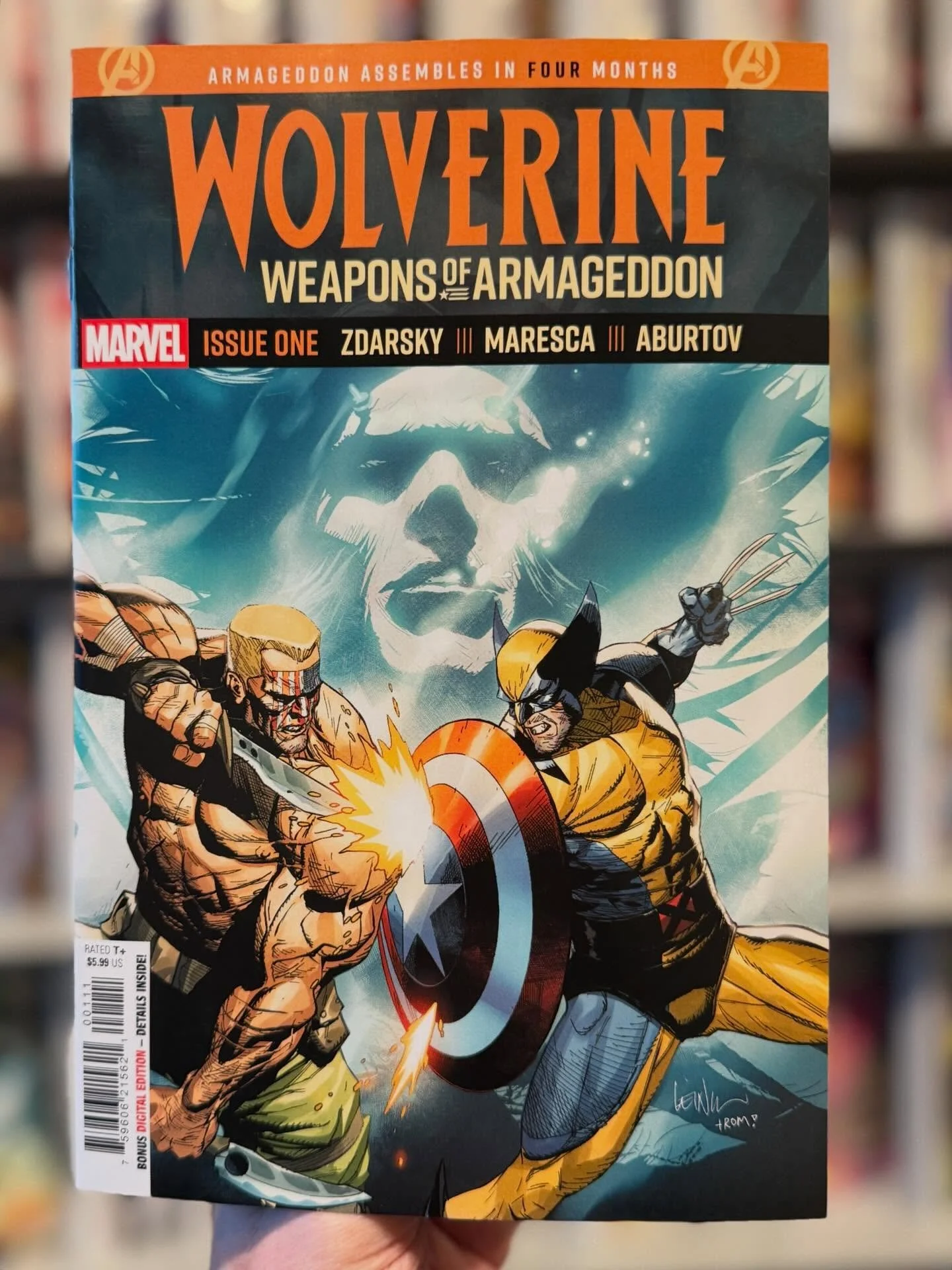 Wolverine: Weapons Of Armageddon № 1 is available now at the shop, and our web-store. 
⚔️ 
@zdarsky and @lucamaresca kick off a game-changing new saga. When an old acquaintance drags Logan into the search for a new abducted mutant subject, the terrif