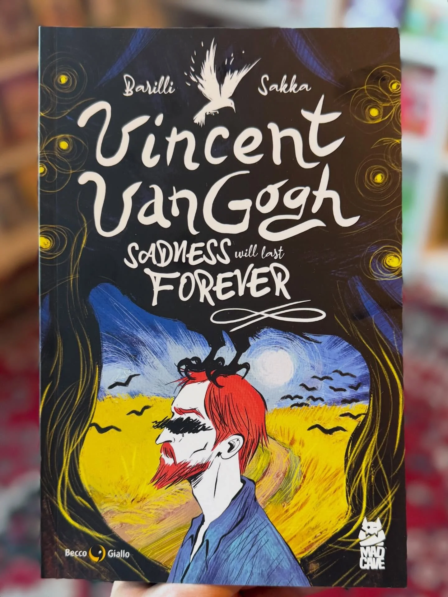 Van Gogh: Sadness is Forever by @francesco_barilli &amp; @sakka_fumetto casts its own light onto the darkest shadows of the painter&rsquo;s life and inspirations - available now at the shop and our web-store. 
🖼️
A gorgeously rendered, emotional exp