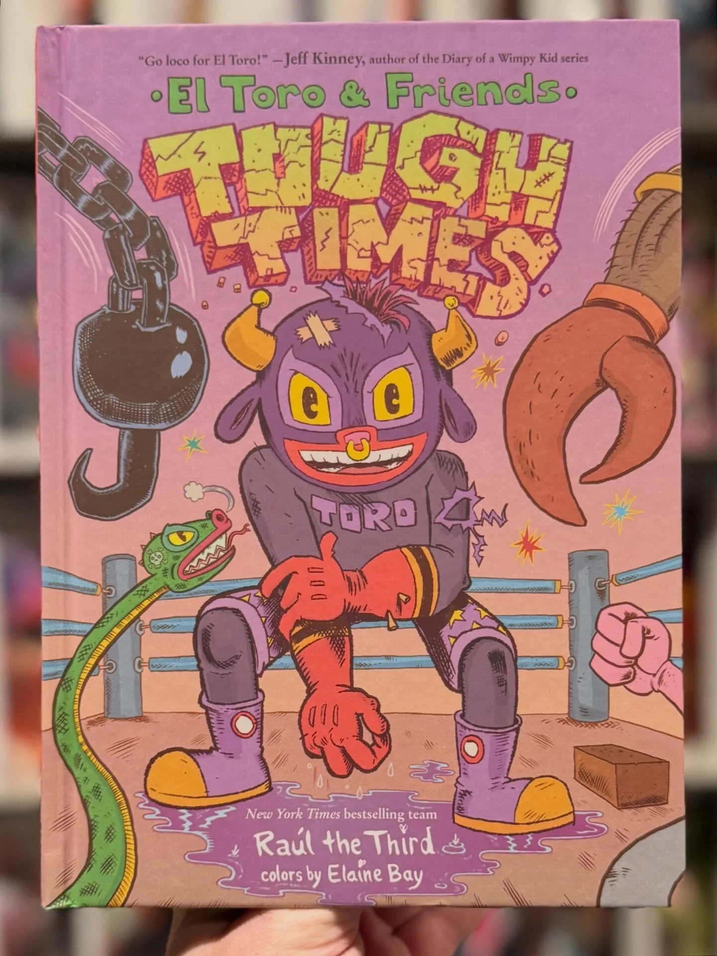 Tough Times: El Toro And Friends is available now at the shop, and our web-store. 
💥 
The rookie Kid Toro hasn&rsquo;t won a match in a long time. He loses to every wrestler he fights, from Al &ldquo;the Crain&rdquo; Scorpio to Prickly Pear to Burro