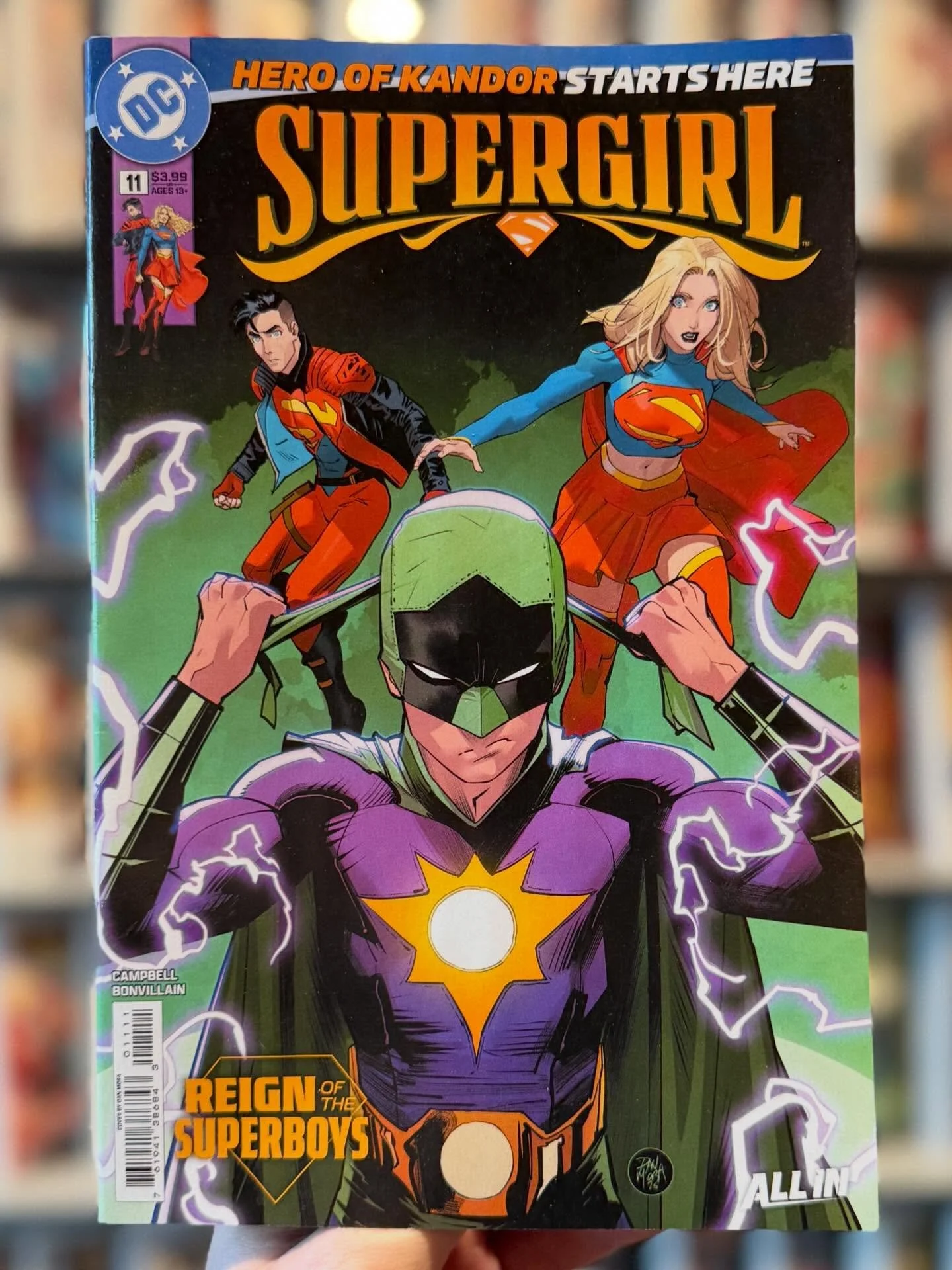 Happy New Comic Book Day! 📚 Supergirl № 11 debuts a brand new storyline - available now at the shop and our web-store. 
💥 
Kara Zor-El abandons the comfort of Midvale to save the last survivors of Krypton. The youth are in revolt after a shocking s
