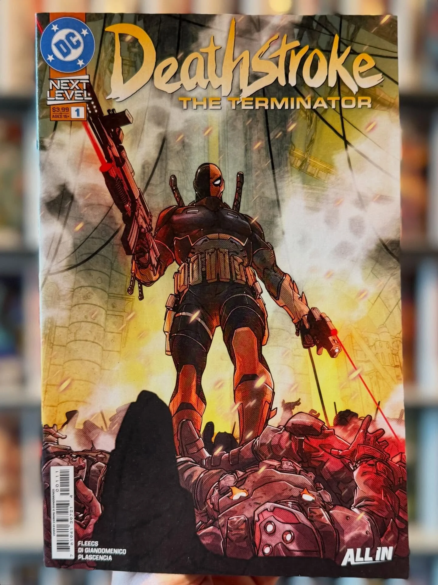 Deathstroke № 1 is available now at the shop, and our web-store. 
💥 
DC&rsquo;s contract killing bogeyman is back and bloodier than ever.
🩸 
Soldier-turned-superhuman assassin for hire Slade Wilson has made hundreds of enemies in his day, and now o
