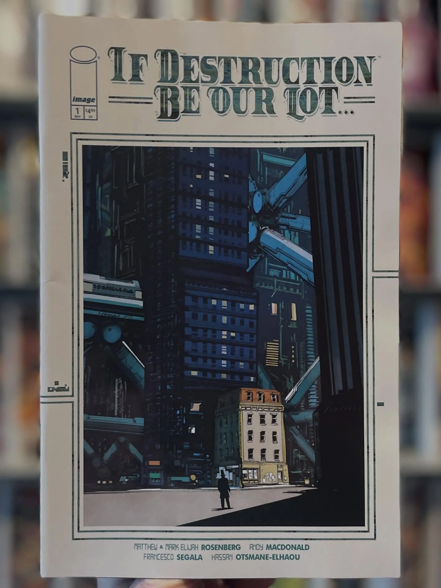 Happy New Comic Book Day! 📚 If Destruction Be Our Lot № 1 is available now at the shop. 
🤖 
Humanity is extinct and all that remains are the robots who once helped us.They are happier now, doing their work without human interference. But not Abe. H