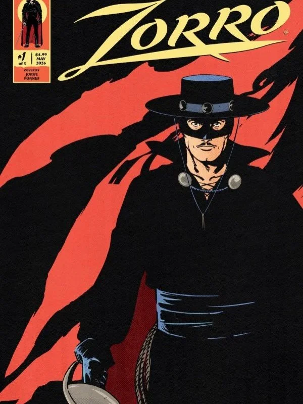 This feels like it&rsquo;s straight out of the 50s.  Really classic storytelling. 
Don Diego de la Vega, known to the world at large as Zorro, is no stranger to facing down dangerous foes and risking his life to help the less fortunate. Now, he will 