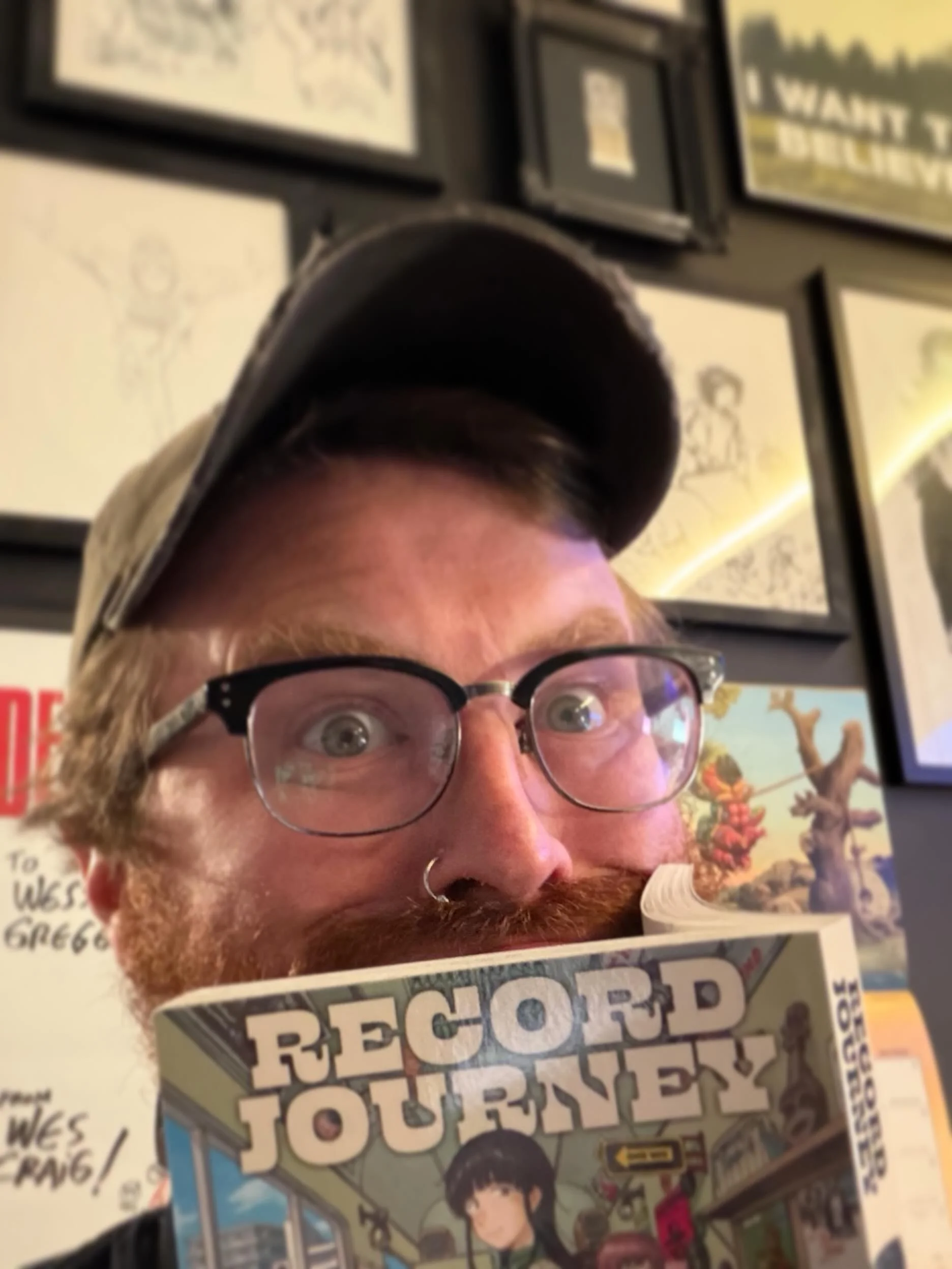 Record Journey is available now at the shop, and our web-store. Once I&rsquo;m done reading, I&rsquo;ll retell this story in its entirety to any @seasickrecords employee that will listen to me. 
🔊
A captivating collection of short stories by Ryoichi