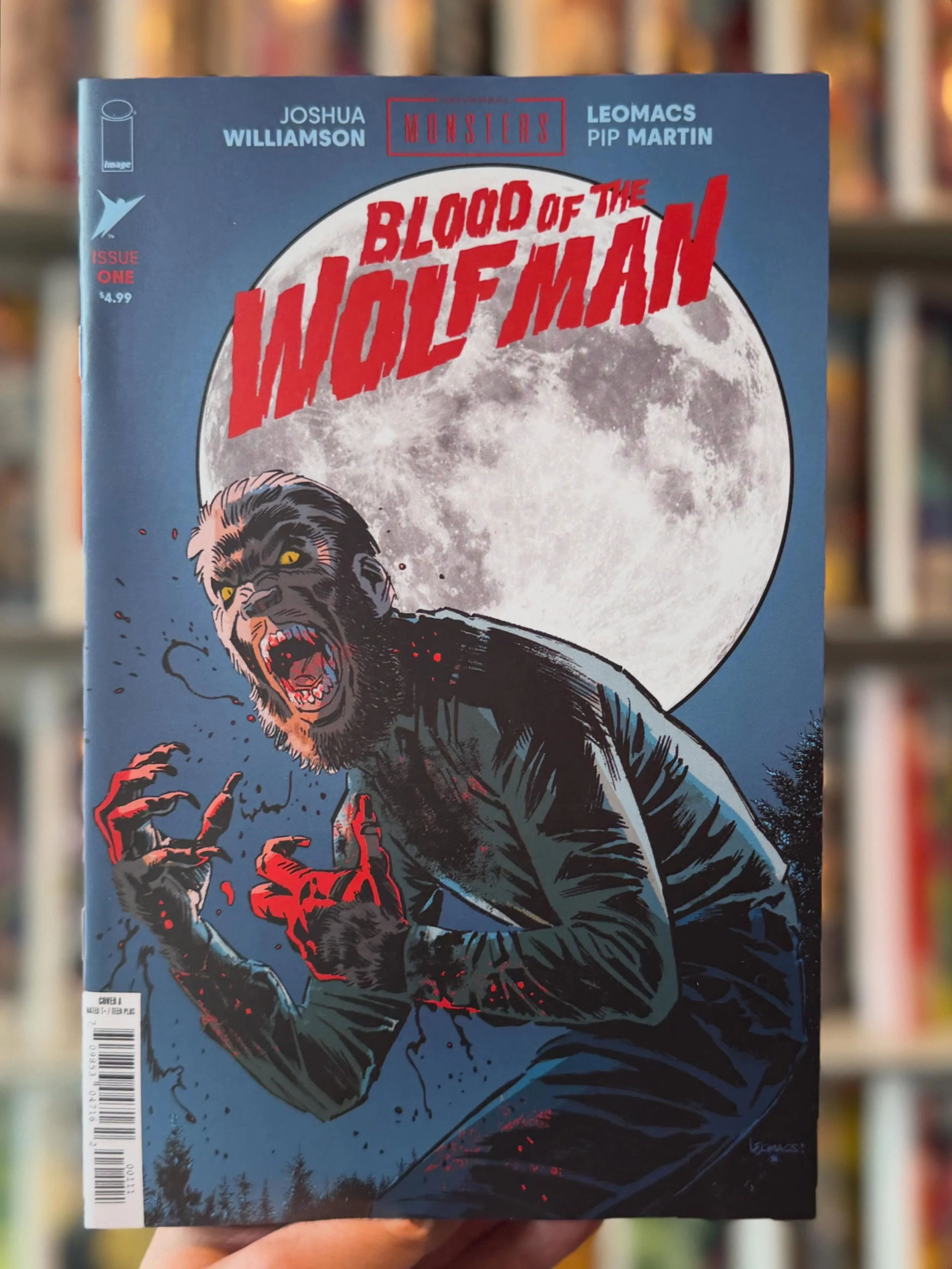 Blood Of The Wolf Man № 1 is available now at the shop, and our web-store. 
🌕 
Adam Jaeger thought he could become someone new at college&hellip; but not like this. One moment he was partying, the next he&rsquo;s recovering from a massacre that left