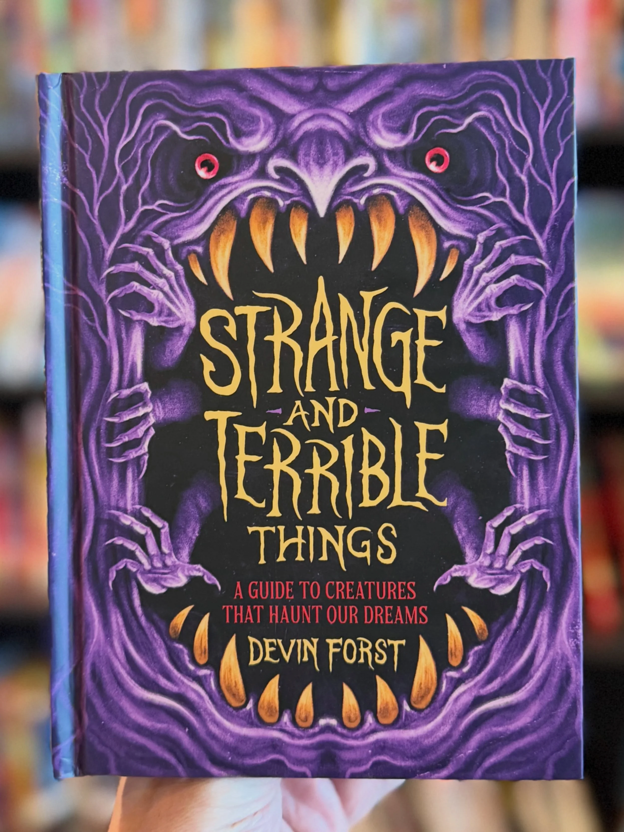 Strange And Terrible Things is available now at the shop, and our web-store.

A chilling collection of terrifying creatures from around the world, perfect for readers who want to know what lurks in the shadows.

A Romanian Strigoi rising from its gra