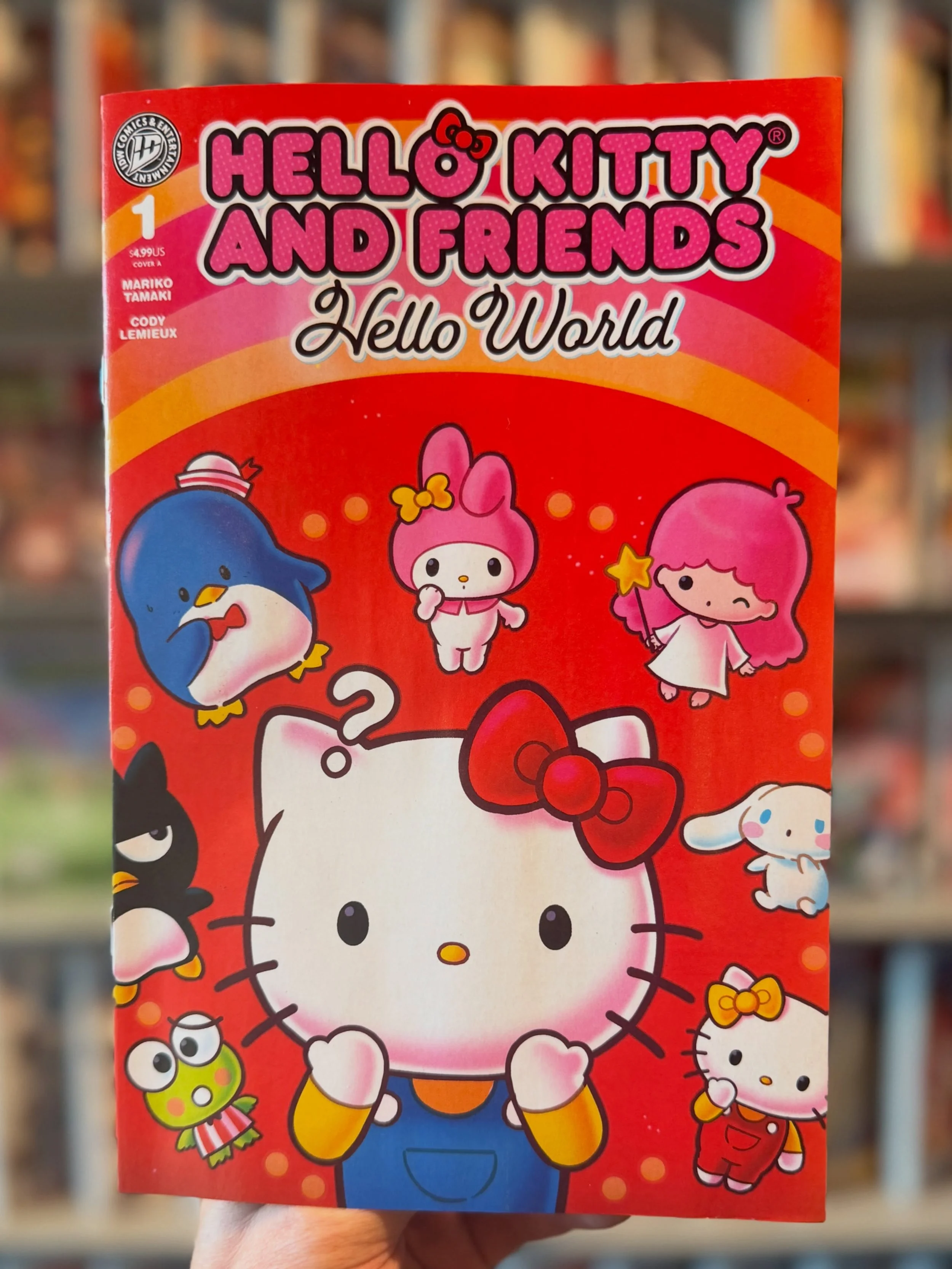 Happy New Comic Book Day! 📚 Hello Kitty And Friends: Hello World! № 1 is available now at the shop, and our web-store. 

Everything is going well in Hello Kitty&rsquo;s life: Her friends are happy, her radio show is popular, and she even has the per