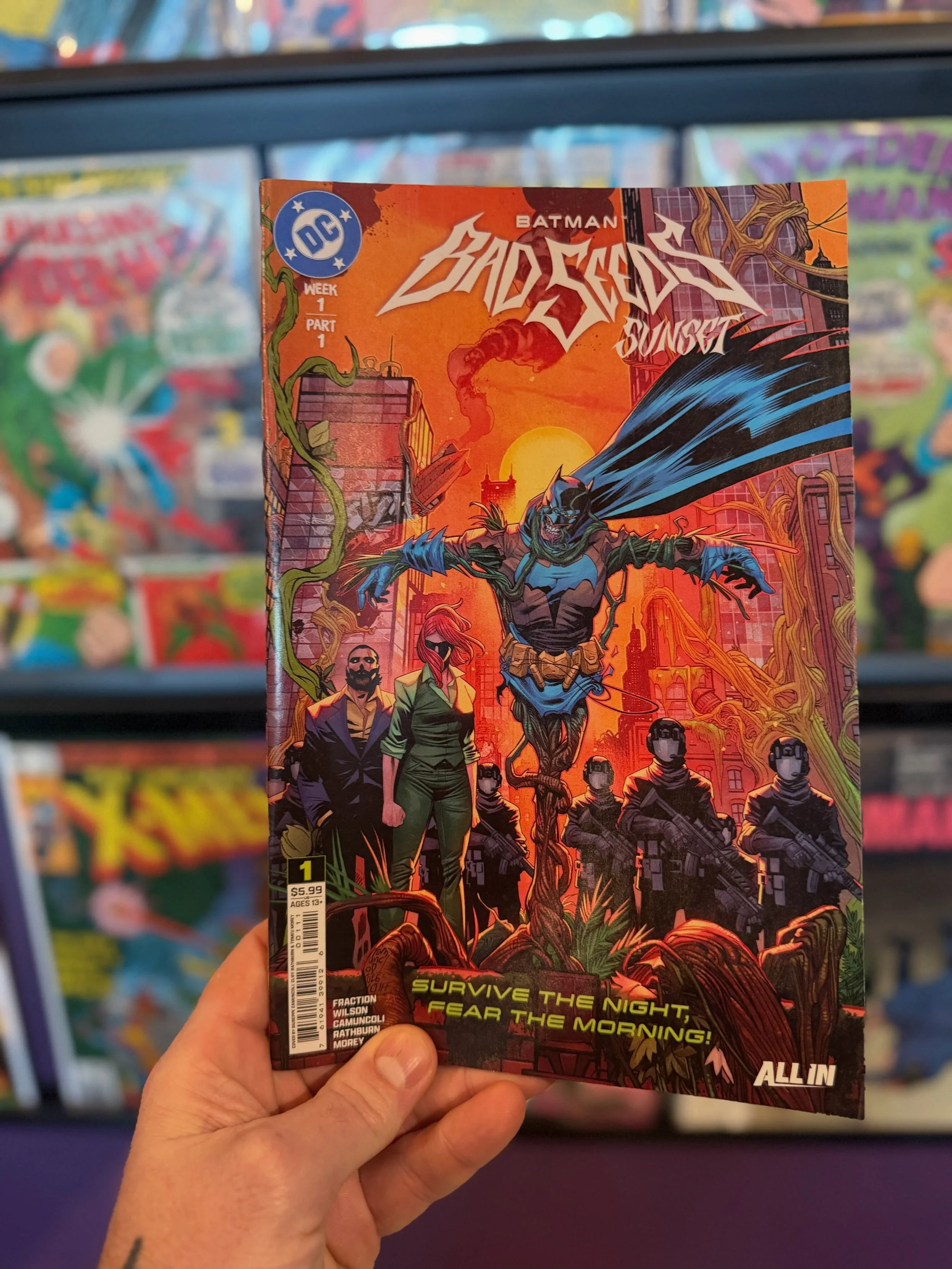Gotham City&rsquo;s new mayor, Pamela Isley, deserted by her allies both political and arcane, is about to make a last-ditch power play that will leave Gotham decimated by daylight. Having already declared war on the Bat-Family and flooded the street