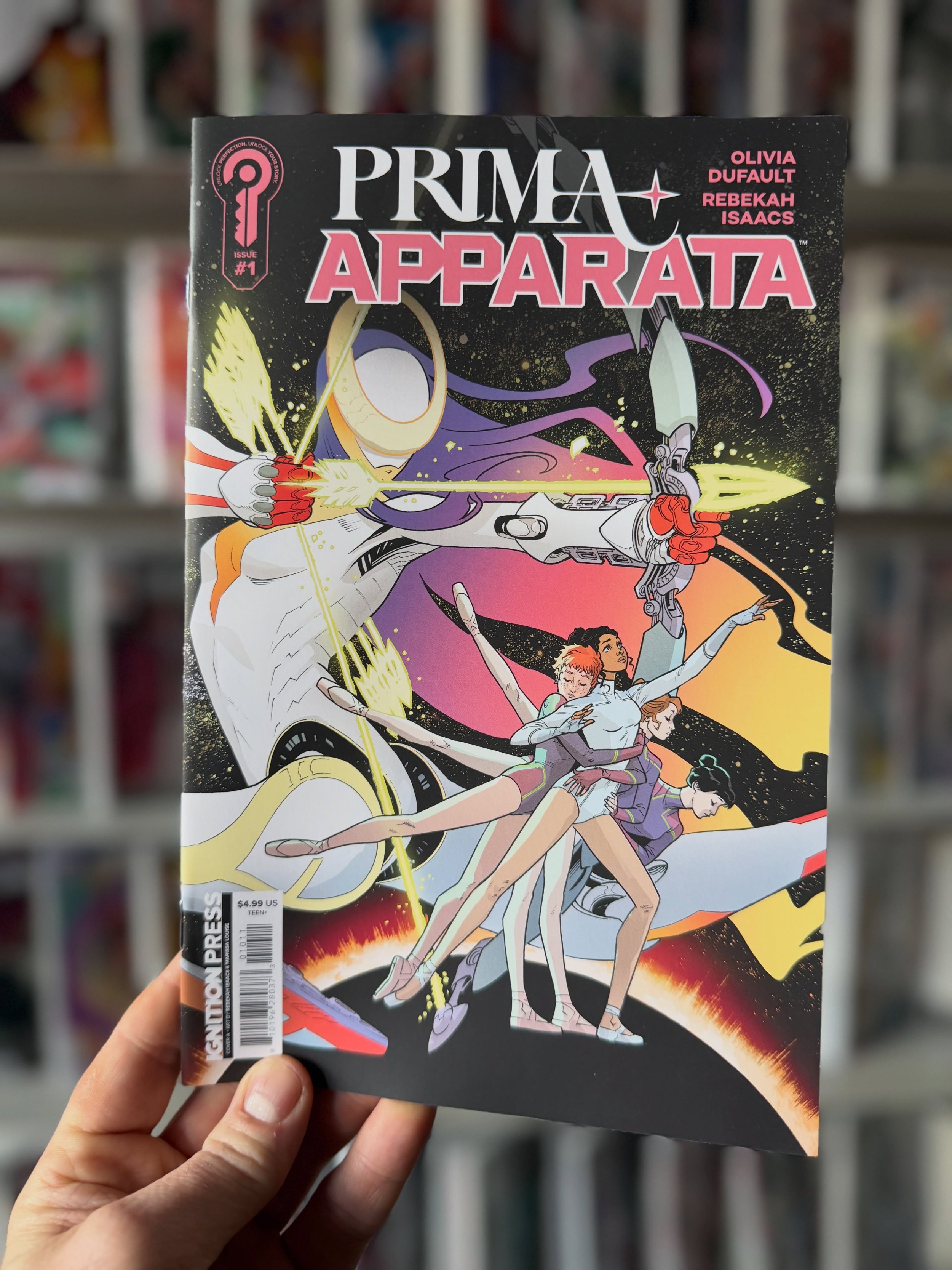 BALLERINA MECH PILOTS! WHAAAT?!
Welcome to the Conservatory.

After Earth was shattered into surviving pockets across the galaxy, humanity&rsquo;s most talented young women train at this prestigious celestial boarding school to become the next genera